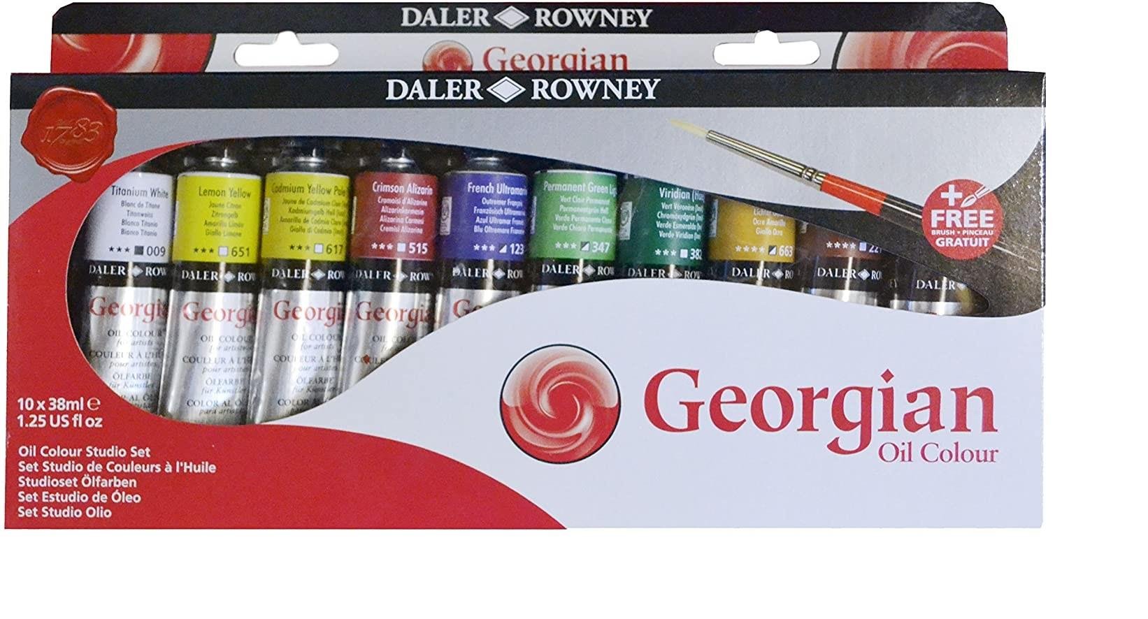 Yağlı Boyalar Daler Rowney Georgian Oil Studio Yağlı Boya Set 10x38ml Satın Al