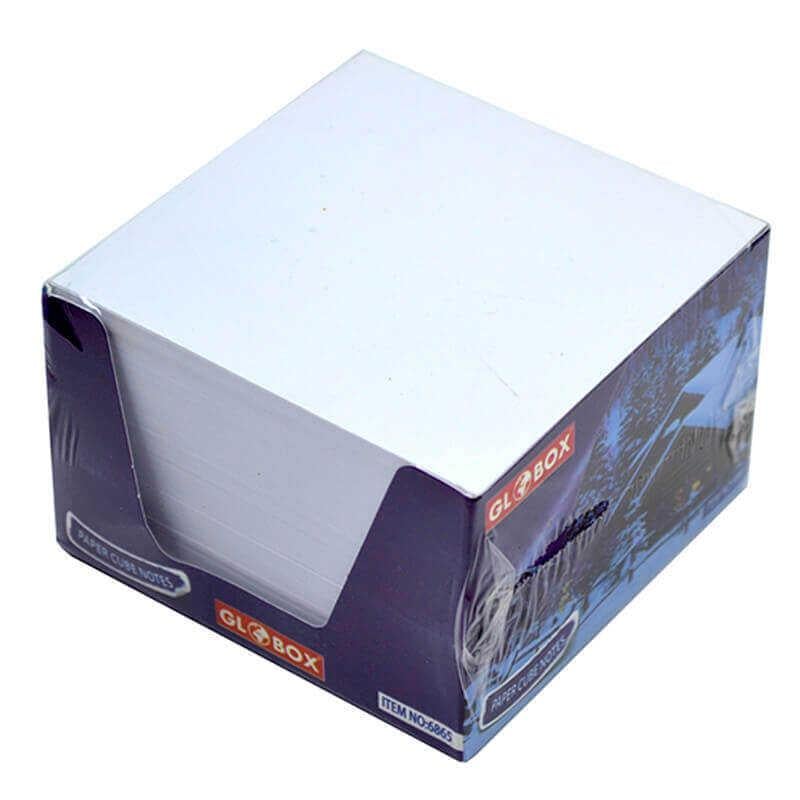 Yapışkanlı Not Kağıtları Globox Beyaz Küp Not Kağıdı 8 cm x 8 cm 500 Adet Satın Al