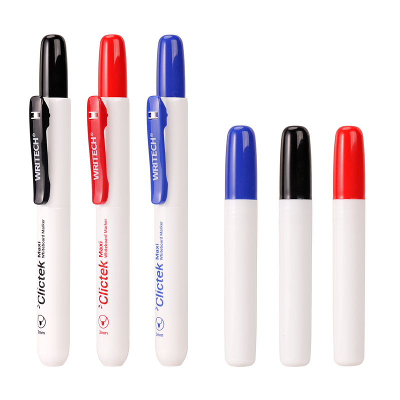 Yazı Tahtası Kalemleri WRITECH W-0005WB BASMALI JUMBO TAHTA KALEMİ SİYAH REFİLL - 12'Lİ KUTU Satın Al