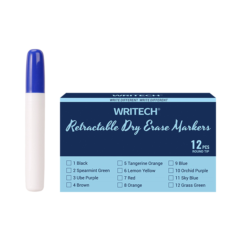 Yazı Tahtası Kalemleri WRITECH W-0005WB BASMALI JUMBO TAHTA KALEMİ MAVİ REFİLL - 12'Lİ KUTU Satın Al