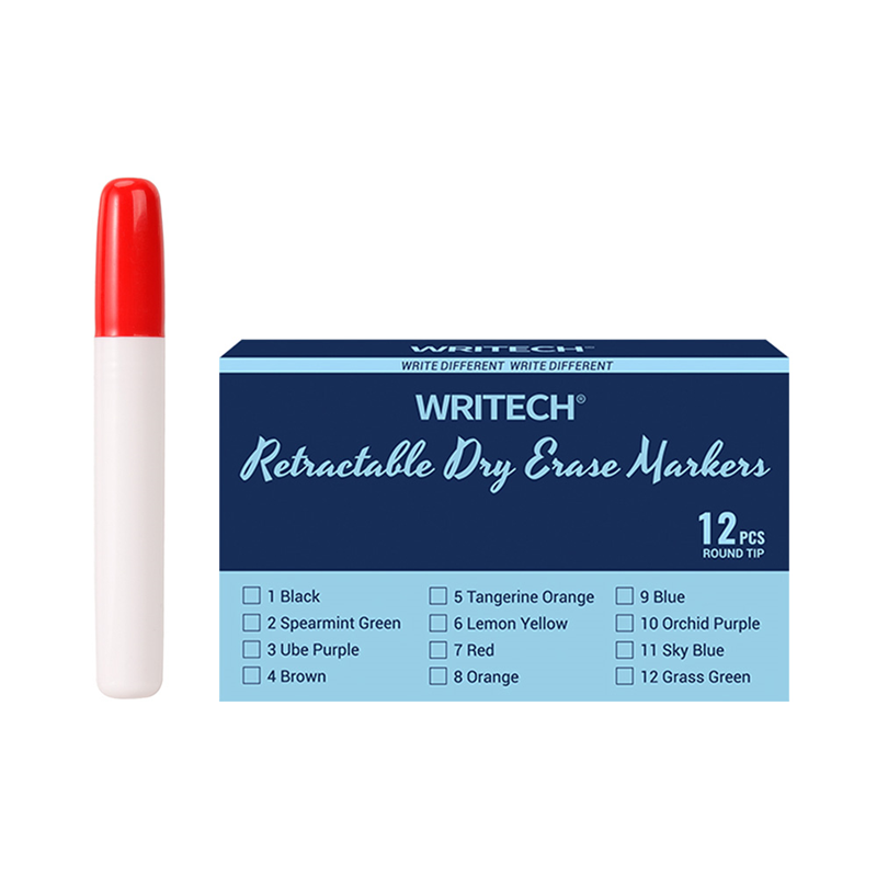 Yazı Tahtası Kalemleri WRITECH W-0005WB BASMALI JUMBO TAHTA KALEMİ KIRMIZI REFİLL - 12'Lİ KUTU Satın Al