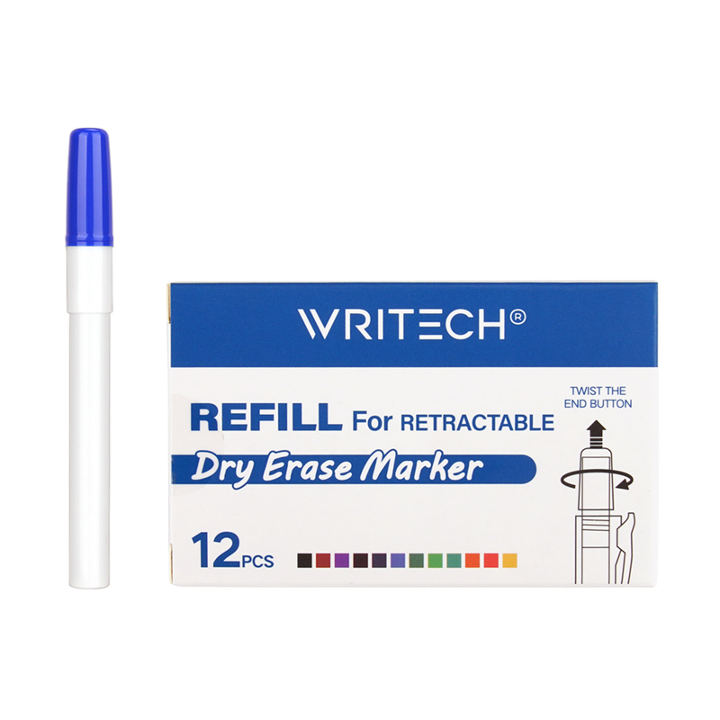 Yazı Tahtası Kalemleri WRITECH W-709 BASMALI TAHTA KALEM YEDEK TÜP MAVİ - 12'Lİ KUTU Satın Al