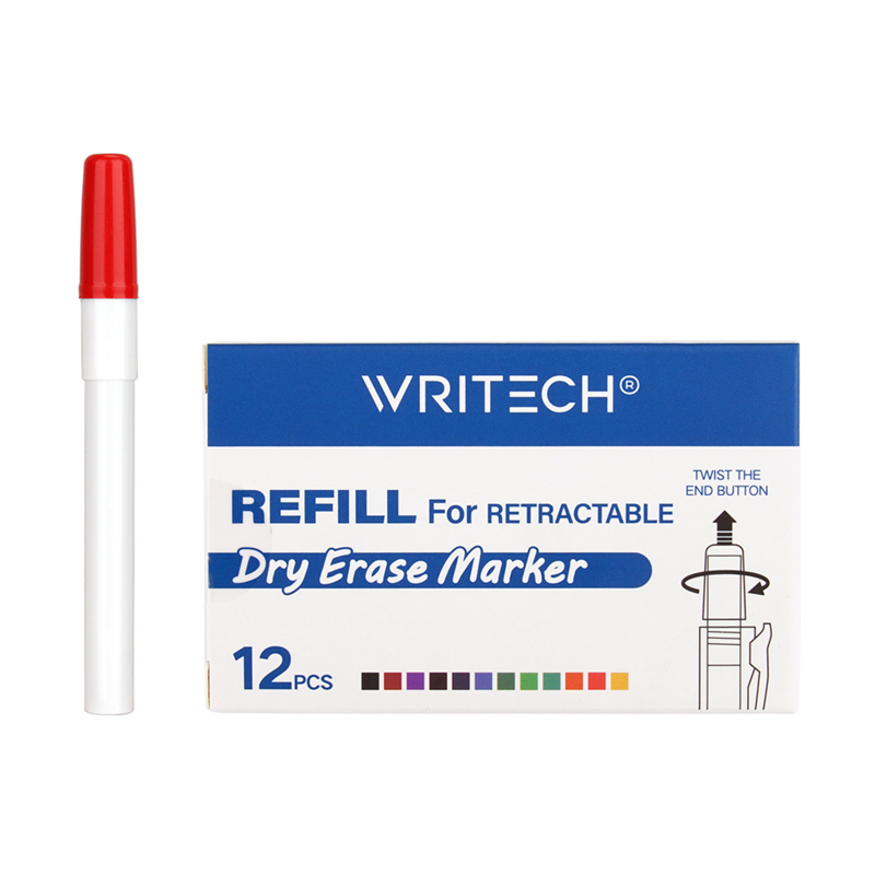 Yazı Tahtası Kalemleri WRITECH W-709 BASMALI TAHTA KALEM YEDEK TÜP KIRMIZI - 12'Lİ KUTU Satın Al