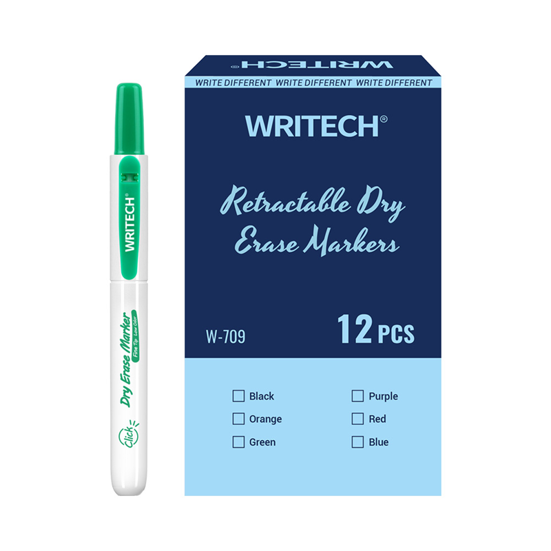 Yazı Tahtası Kalemleri WRITECH W-709 BASMALI TAHTA KALEM YEŞİL - 12'Lİ KUTU Satın Al