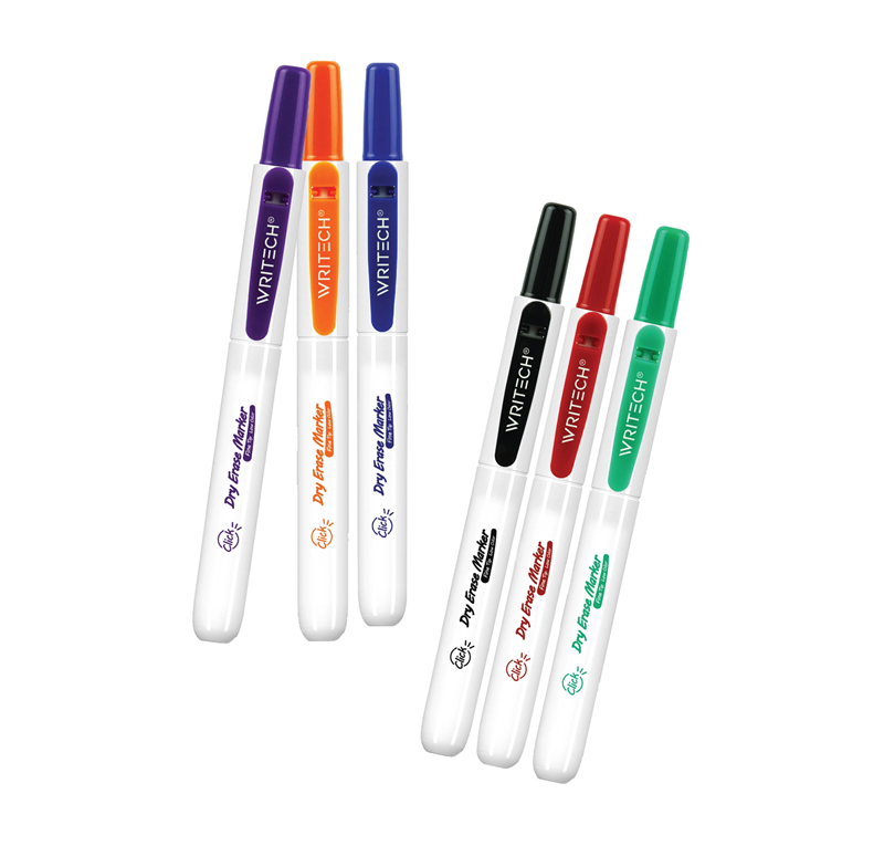 Yazı Tahtası Kalemleri WRITECH W-709 BASMALI TAHTA KALEM MAVİ - 12'Lİ KUTU Satın Al