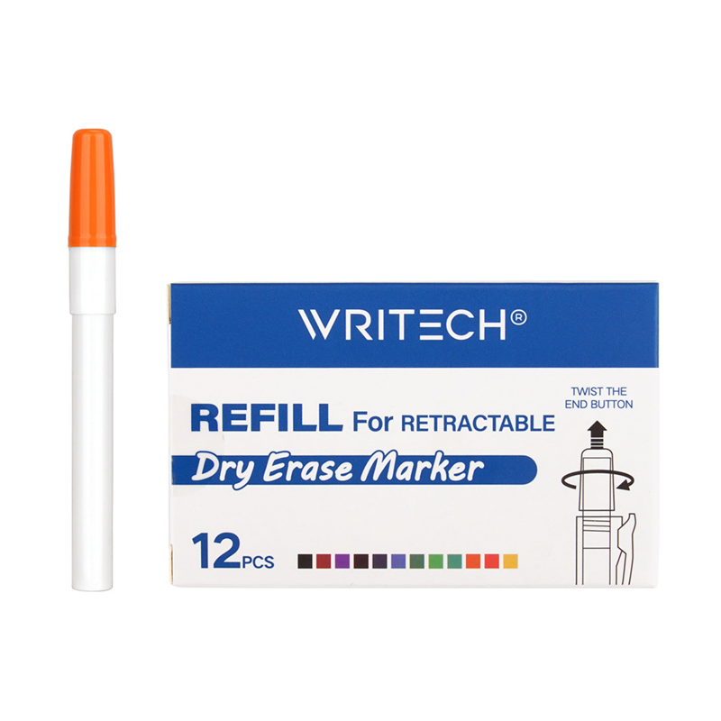 Yazı Tahtası Kalemleri WRITECH W-709 BASMALI TAHTA KALEM YEDEK TÜP TURUNCU - 12'Lİ KUTU Satın Al