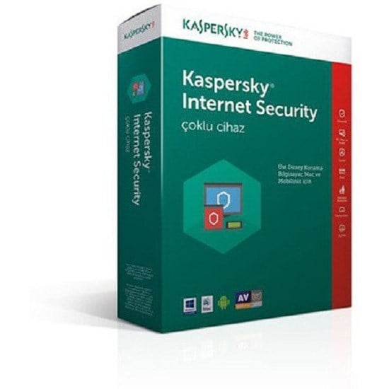 Yazılım ve Antivirüs Programları Kaspersky Internet Security 2 Kullanıcı 1 Yıl Satın Al
