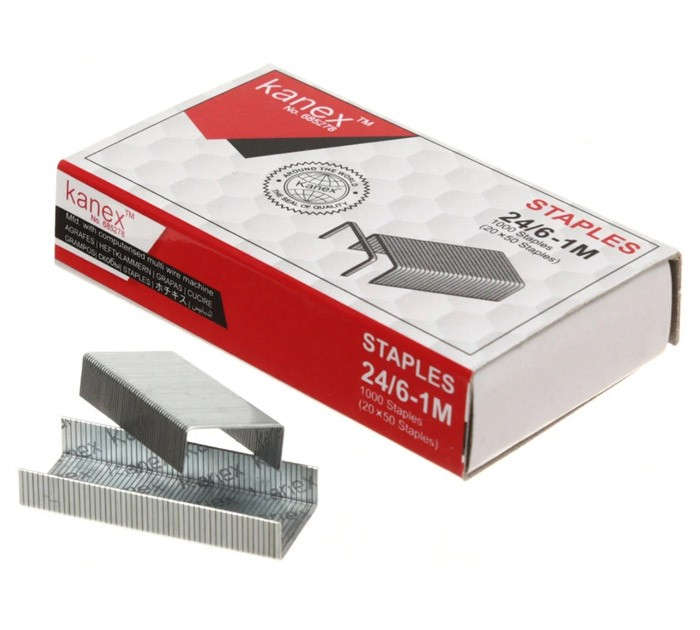 Zımbalar KANEX ZIMBA TELİ NO.24/6-1M-20 Lİ PAKET Satın Al