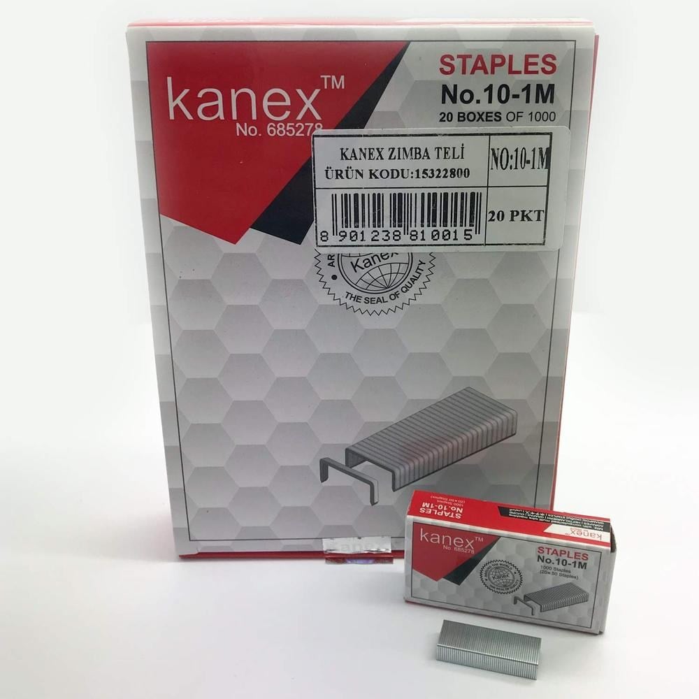 Zımbalar KANEX ZIMBA TELİ NO.10-1M-20'Lİ PAKET Satın Al