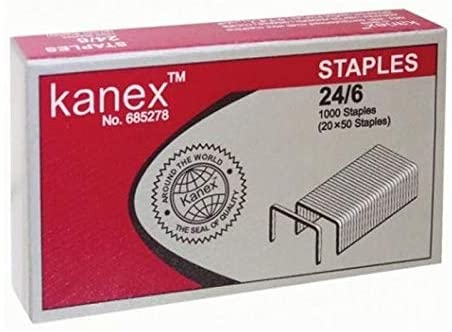 Zımbalar KANEX ZIMBA TELİ NO.24/6-1M-20 Lİ PAKET Satın Al