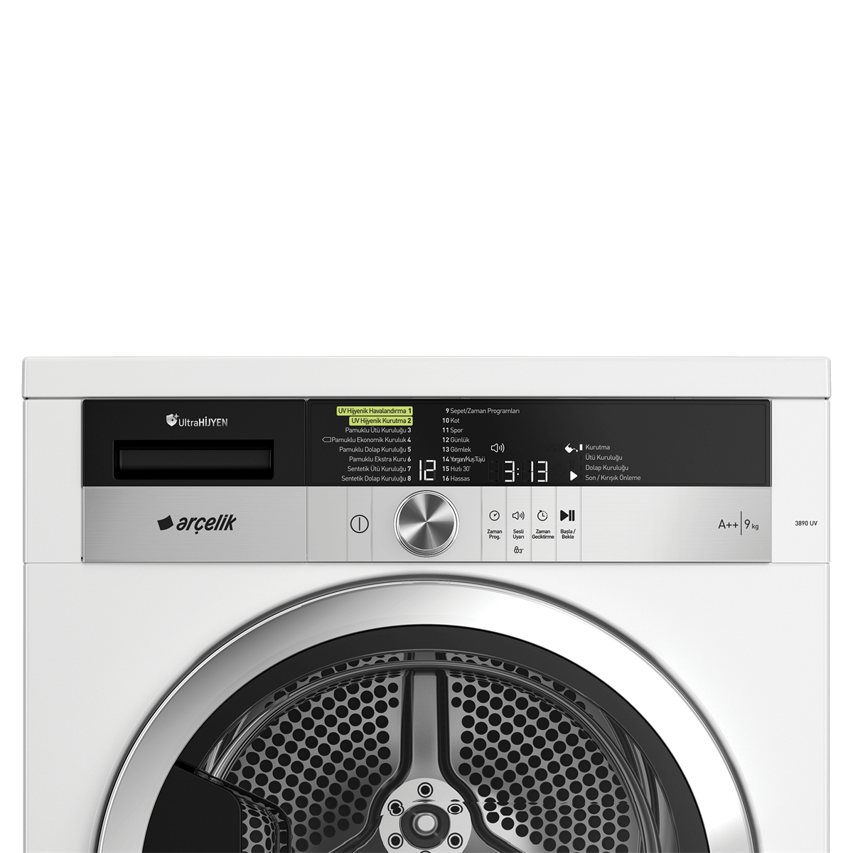 Arçelik 3890 UV Kurutma Makinesi