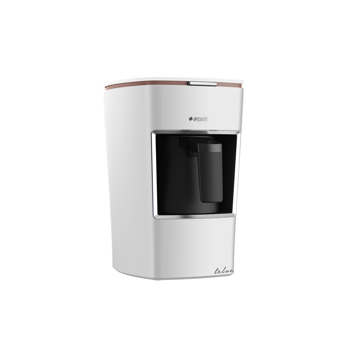 Arçelik K 3300 Beyaz Mini Telve Türk Kahve Makinesi