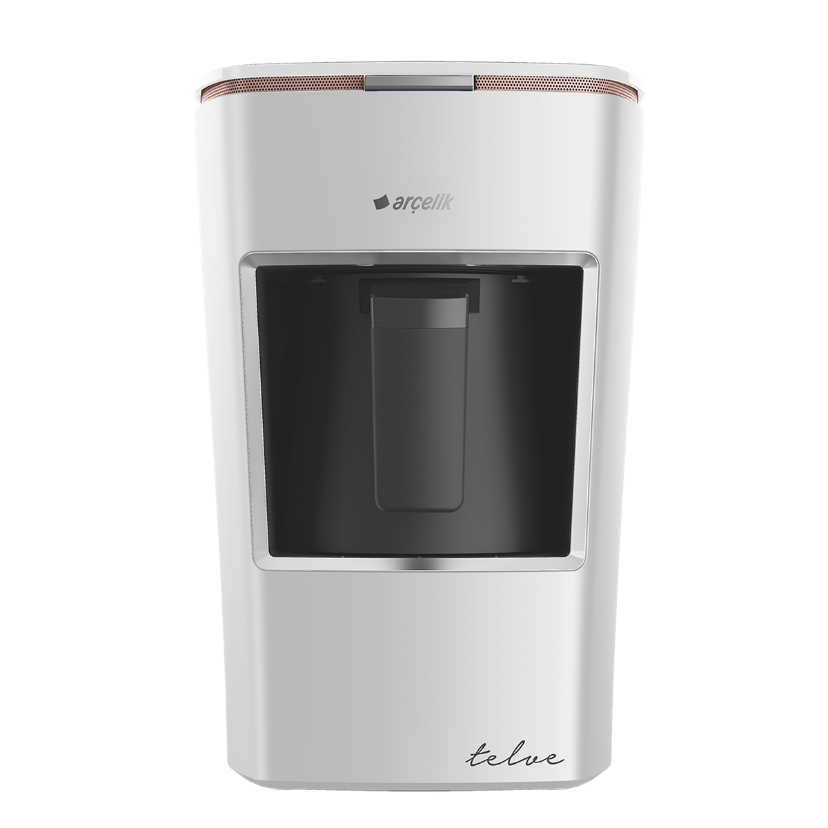 Arçelik K 3300 Beyaz Mini Telve Türk Kahve Makinesi