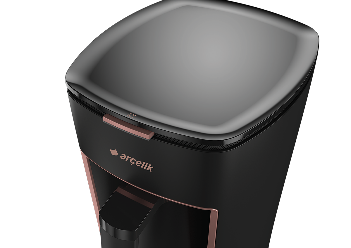 Arçelik K 3300 Siyah Mini Telve Türk Kahve Makinesi