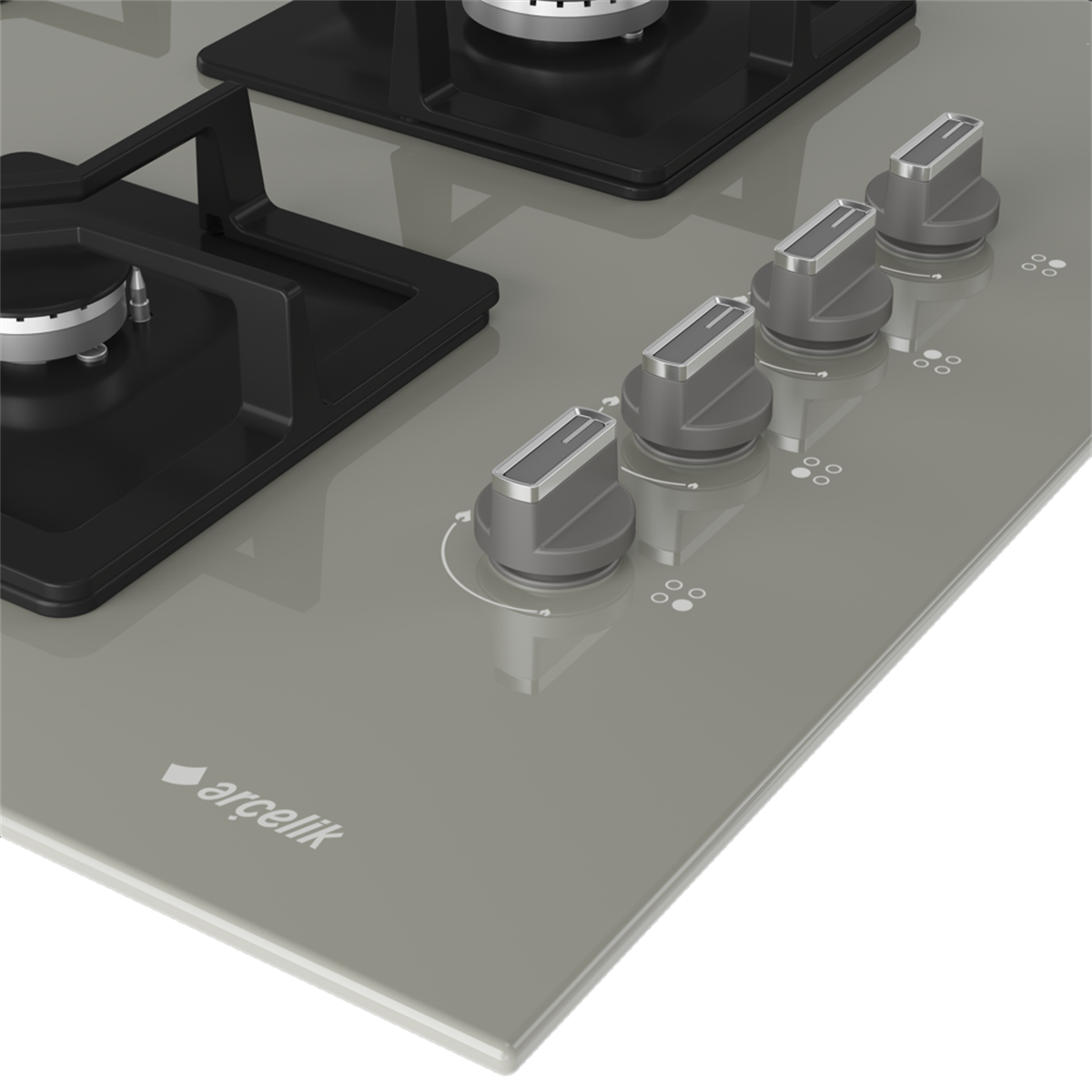 Arçelik OCD K 651 DWYG Gazlı Cam Tablalı Ocak