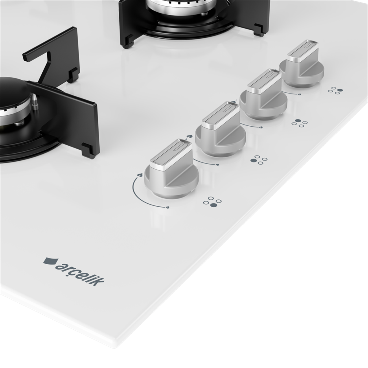 Arçelik OCD T 601-1 EB Gazlı Cam Tablalı Ocak