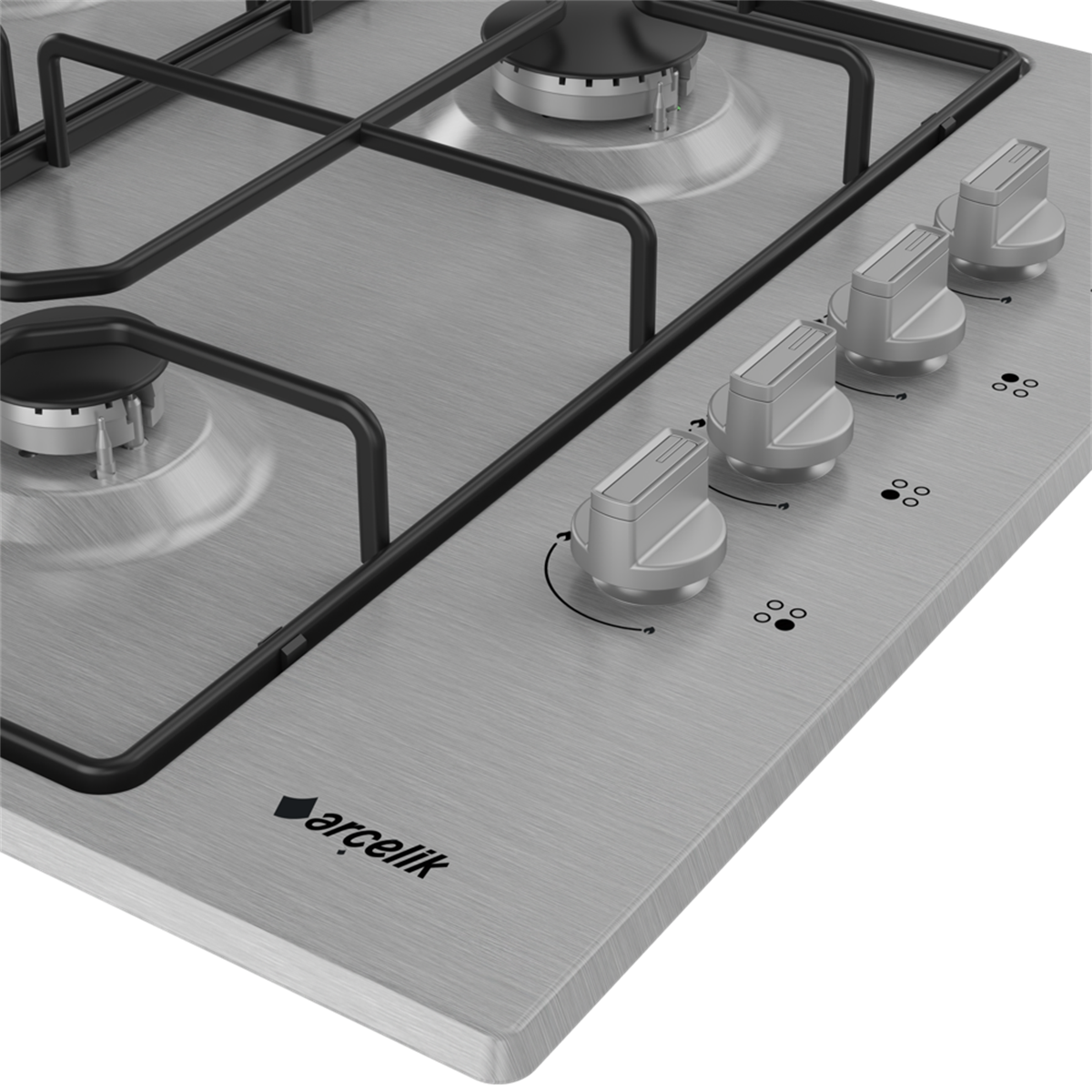 Arçelik OML D 611 EI Gazlı Metal Tablalı Ocak