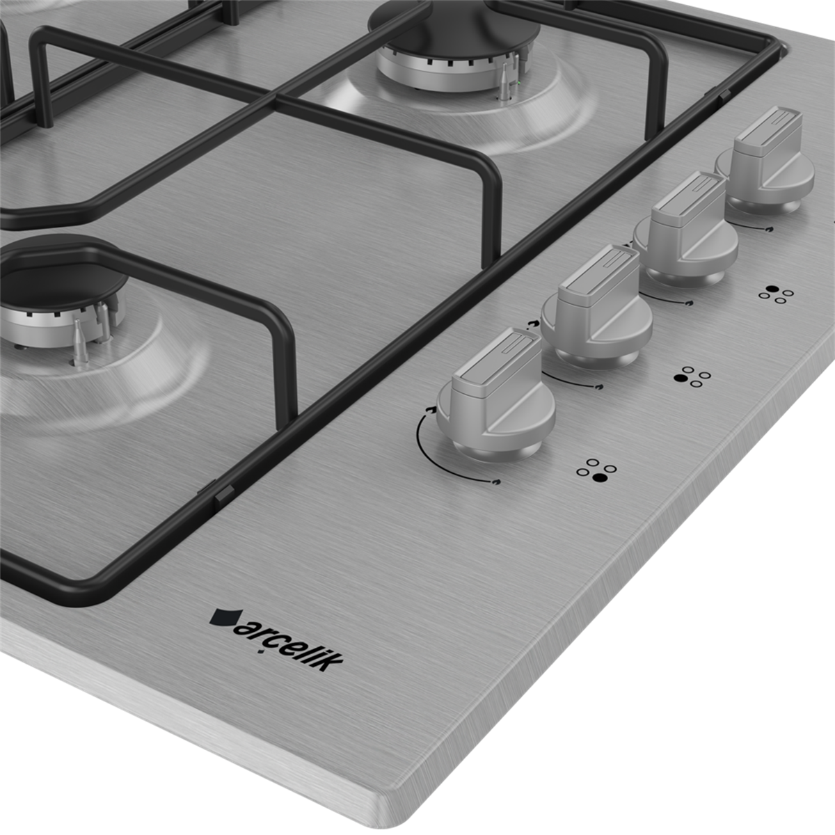 Arçelik OML D 611 EI Gazlı Metal Tablalı Ocak