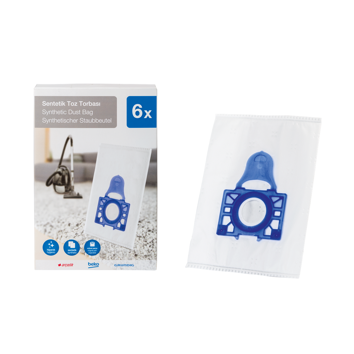 Arçelik S 6255 6'lıToz Torbası