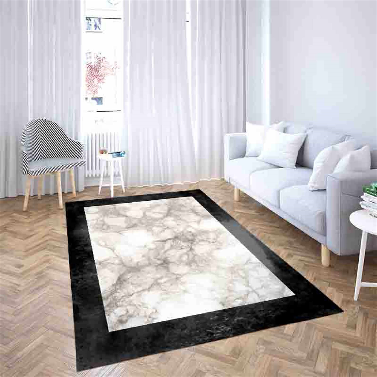 Ceraware Dijital Baskılı Dekoratif Halı G3002