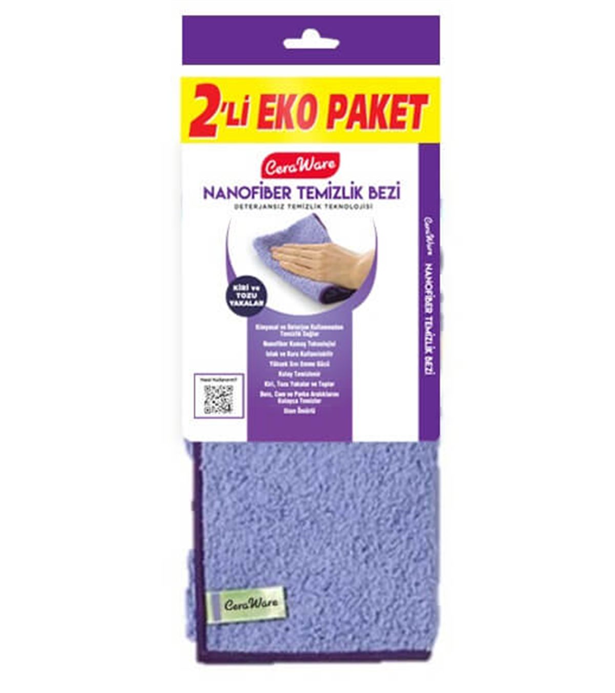 Ceraware Nanofiber Temizlik Bezi (Çiftli)