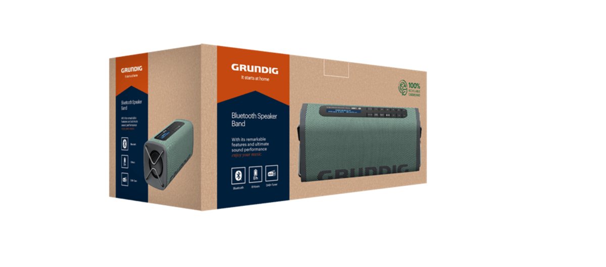 Grundig Band BT Hoparlör Yeşil Hoparlör