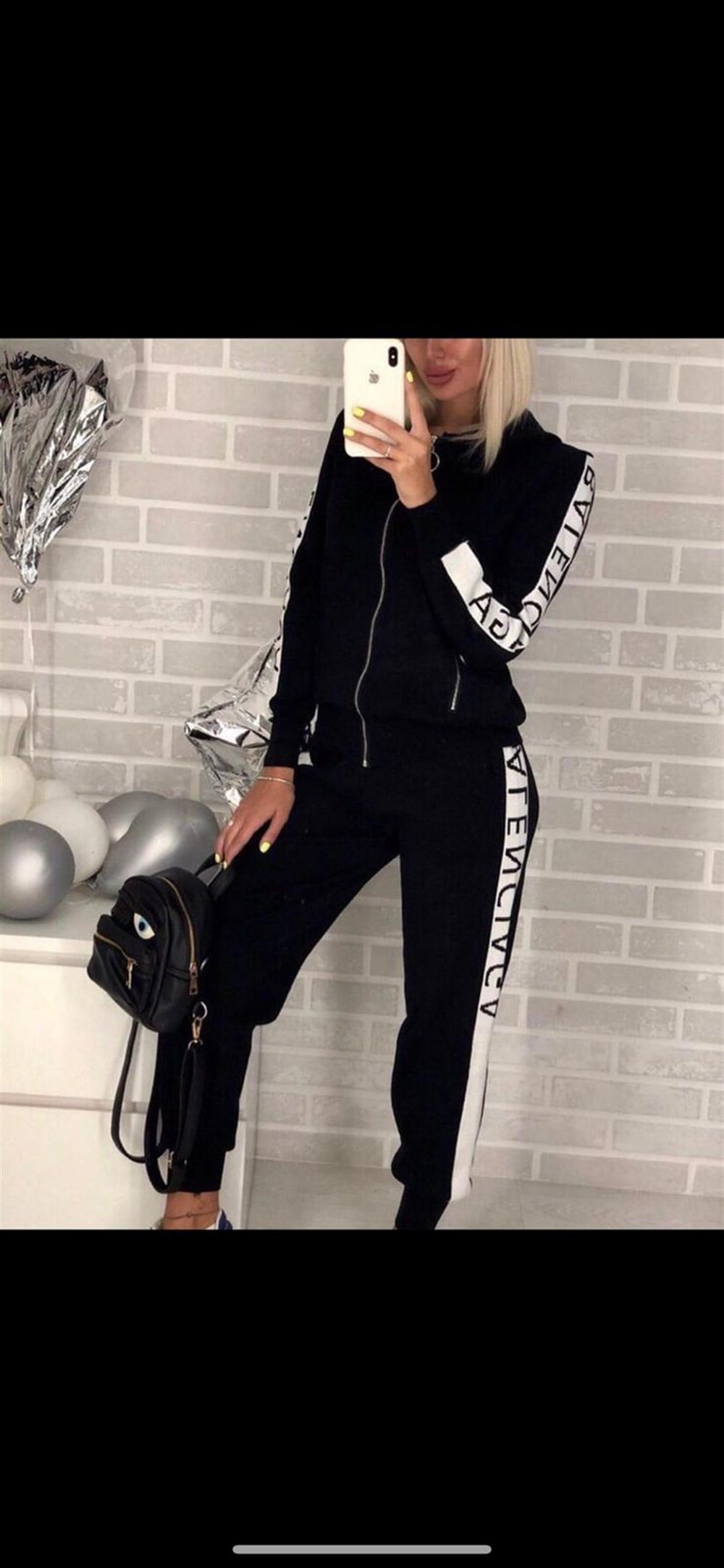 Balenciaga Model Siyah Eşofman