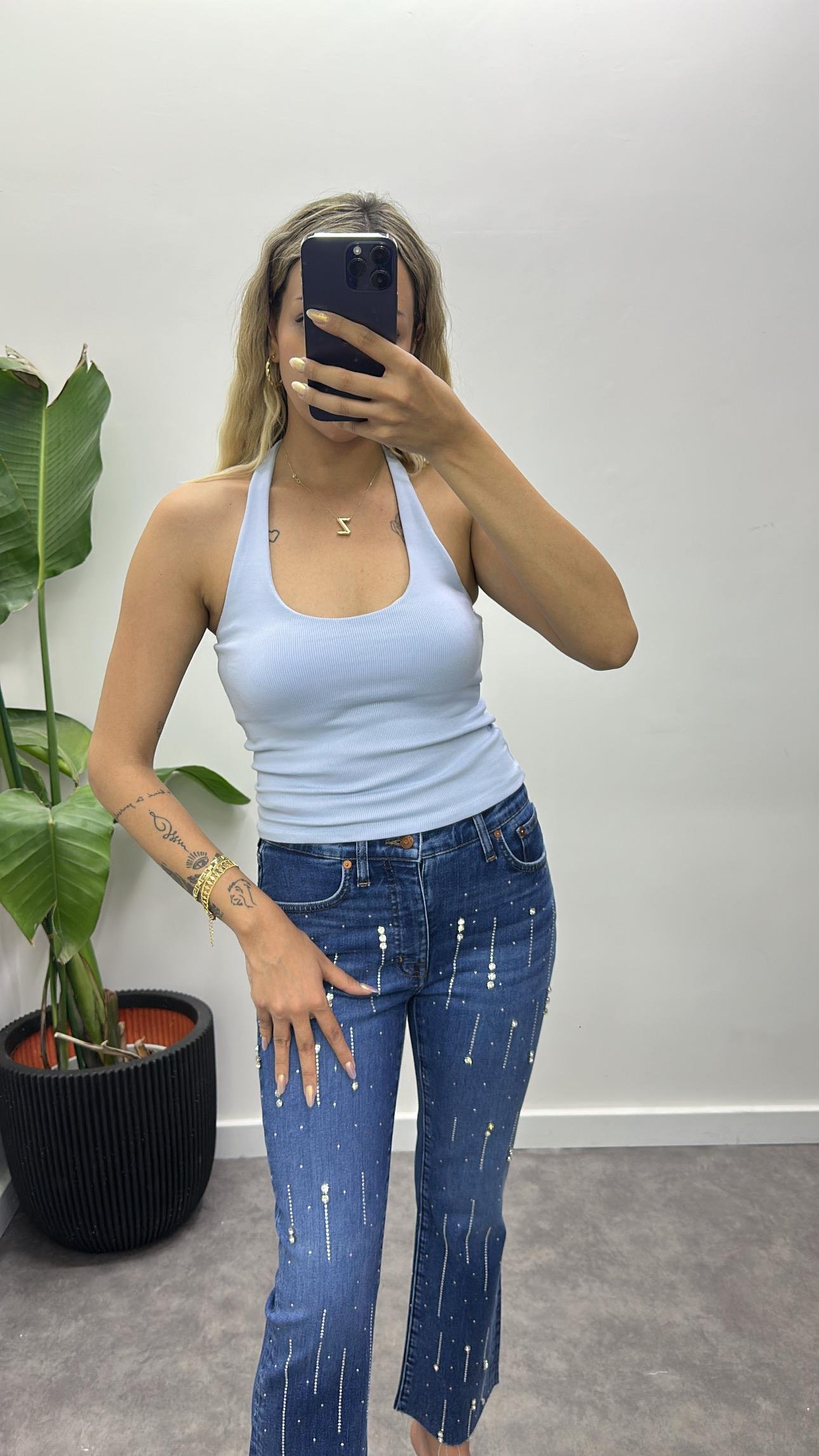 Boyundan Askılı Bluz