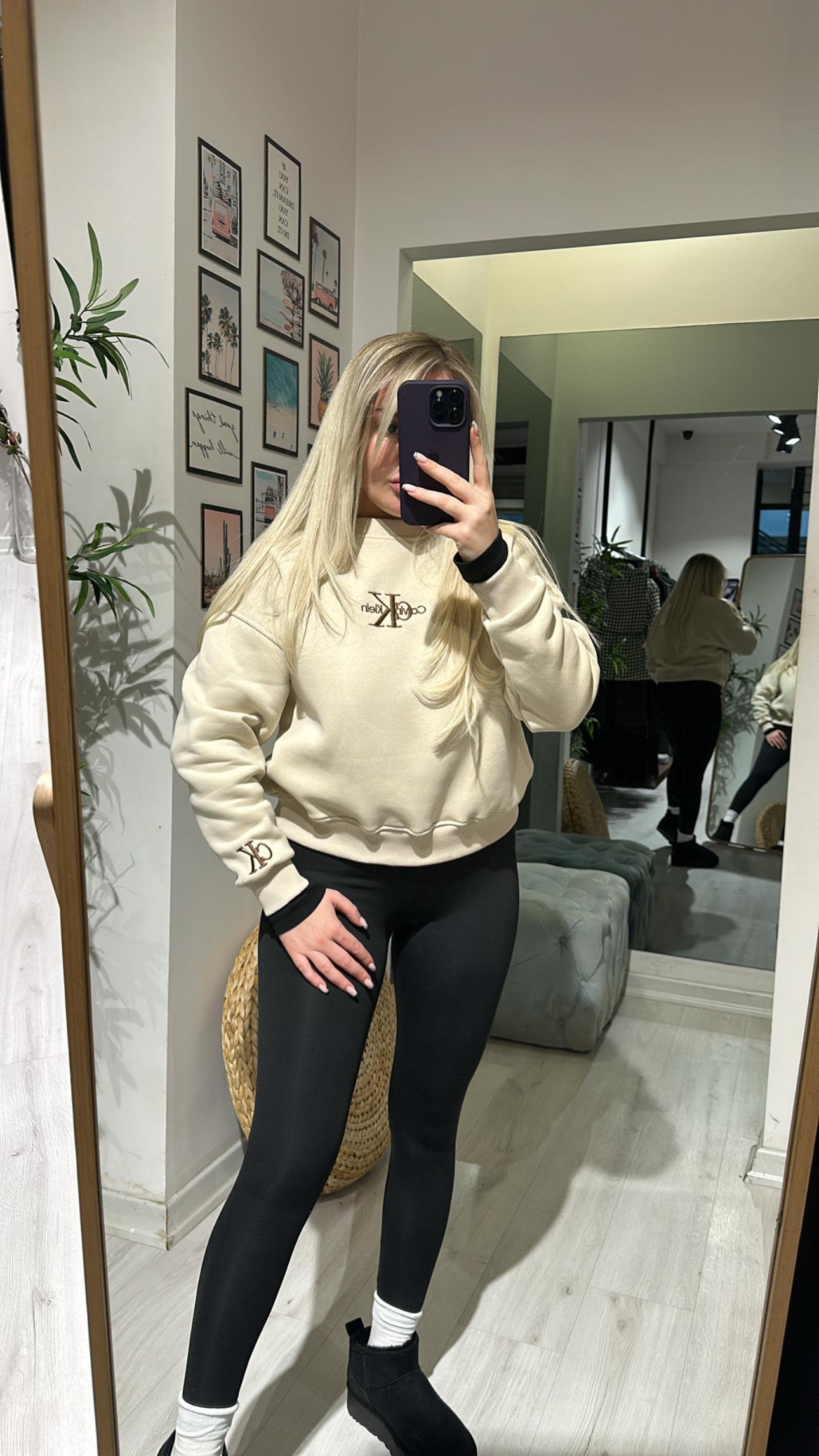 CK Şardonlu Sweat