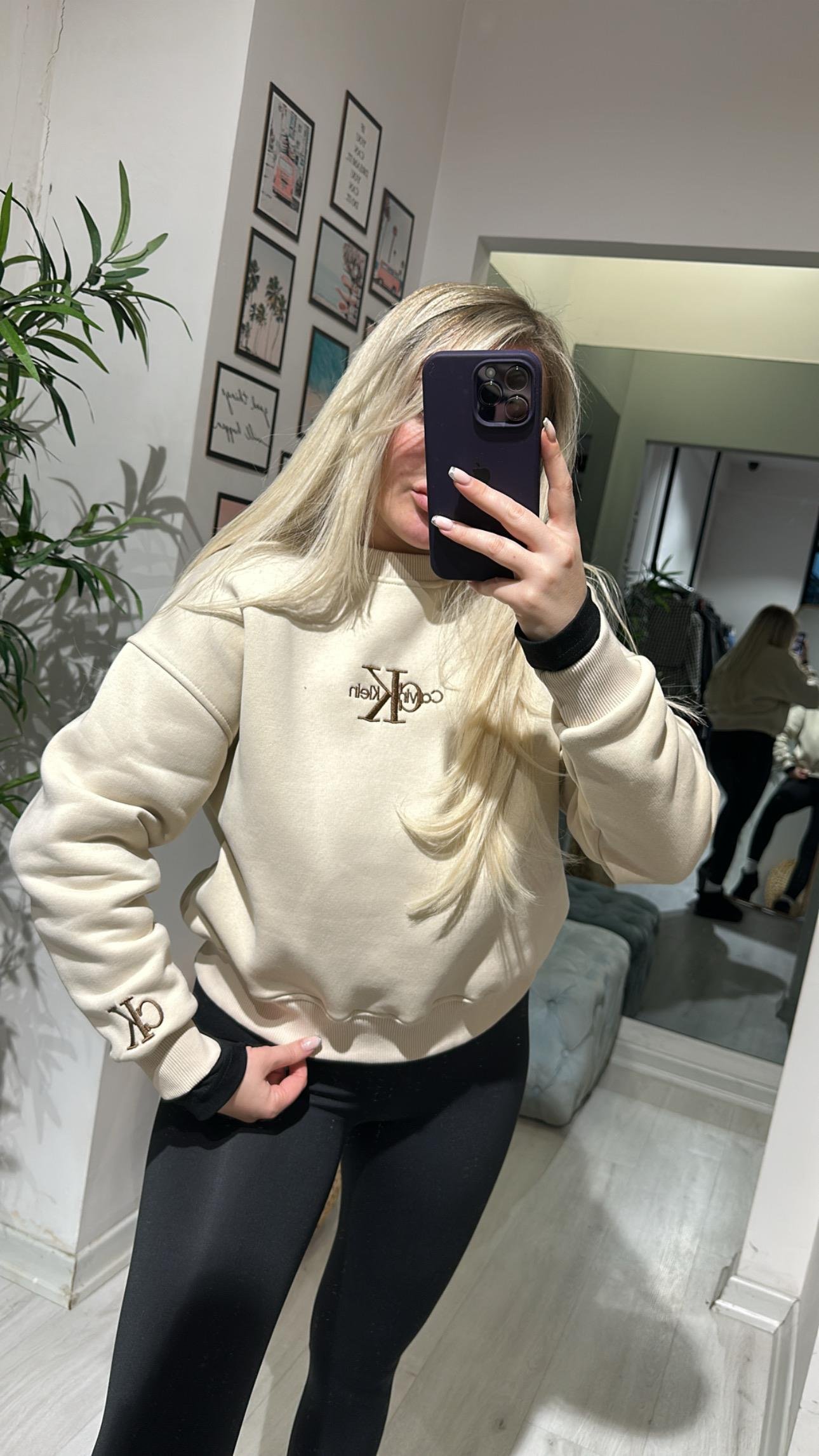 CK Şardonlu Sweat