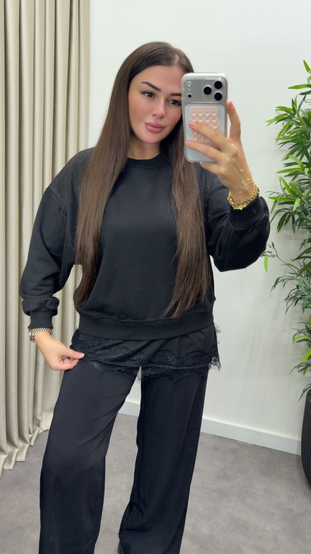 Dantel Detay SweatShirt