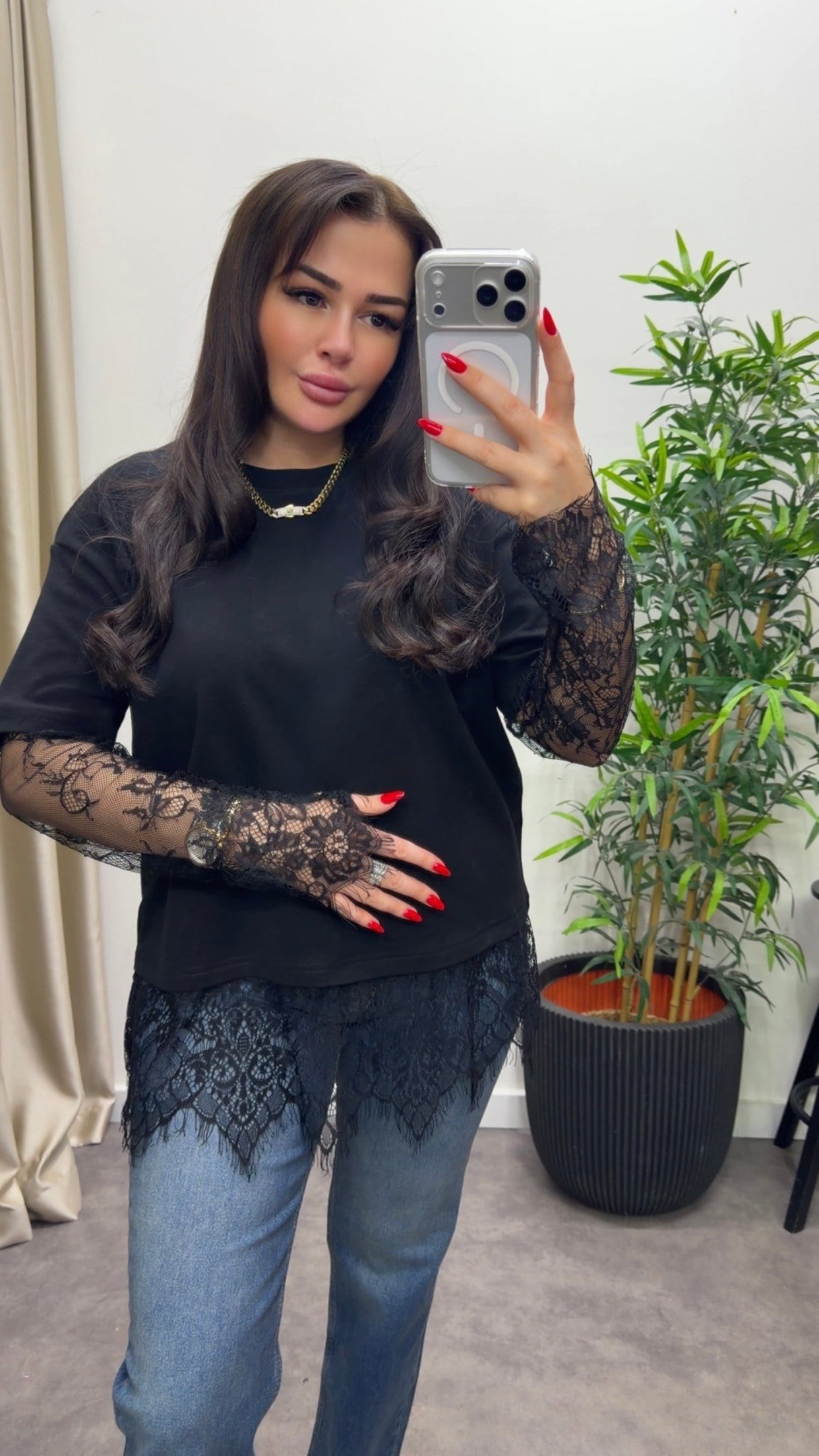 Dantelli Tasarım Bluz