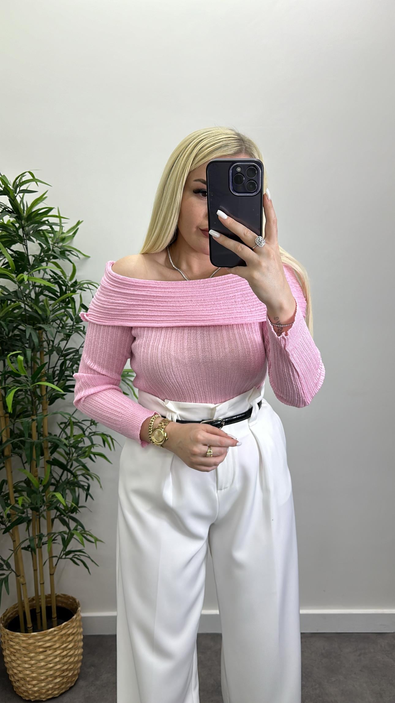 Degaje Yaka İnce Bluz