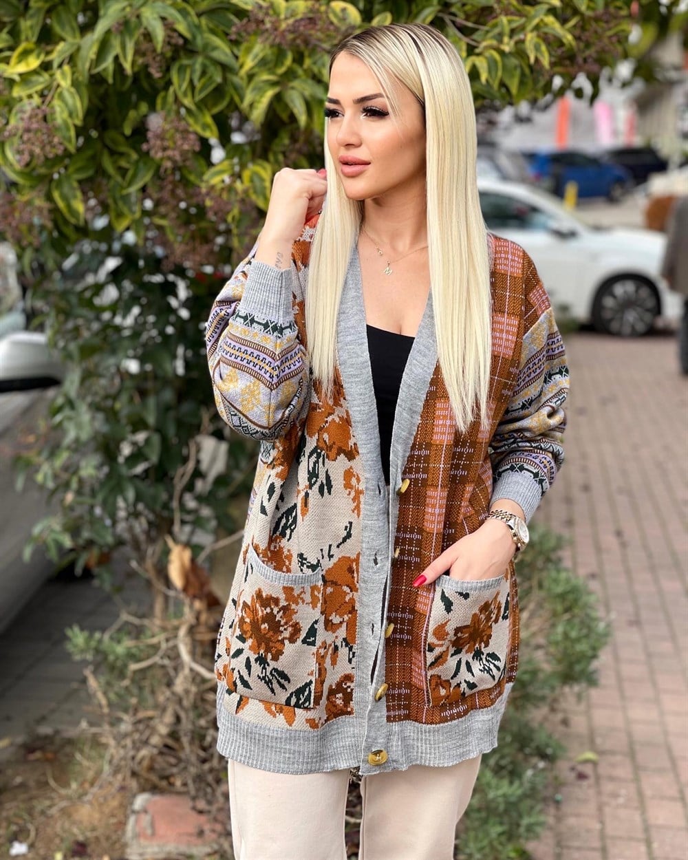 Etnik Desen Zara Hırka