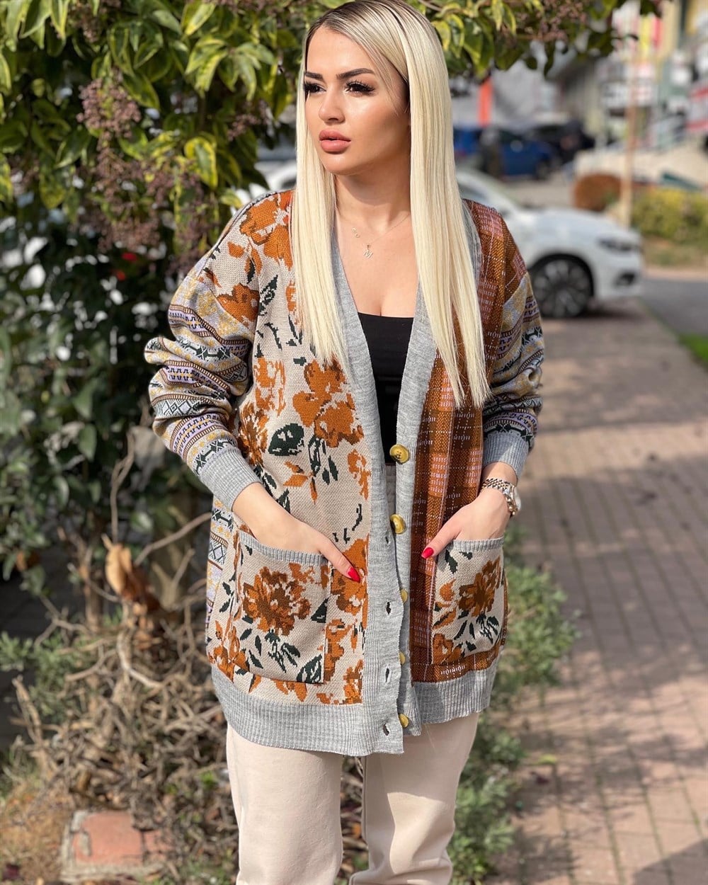 Etnik Desen Zara Hırka