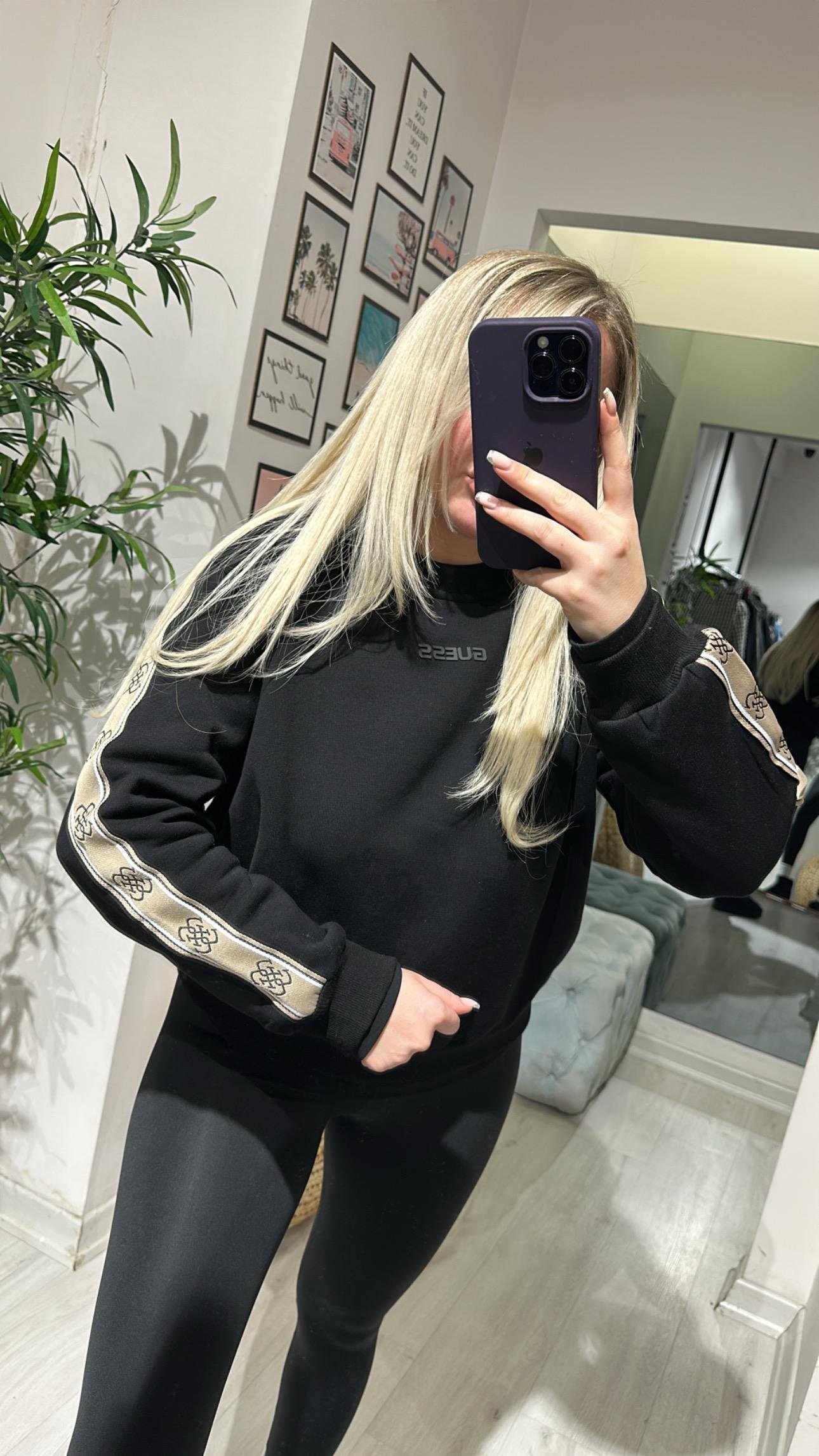 Guess Şardonlu Sweat