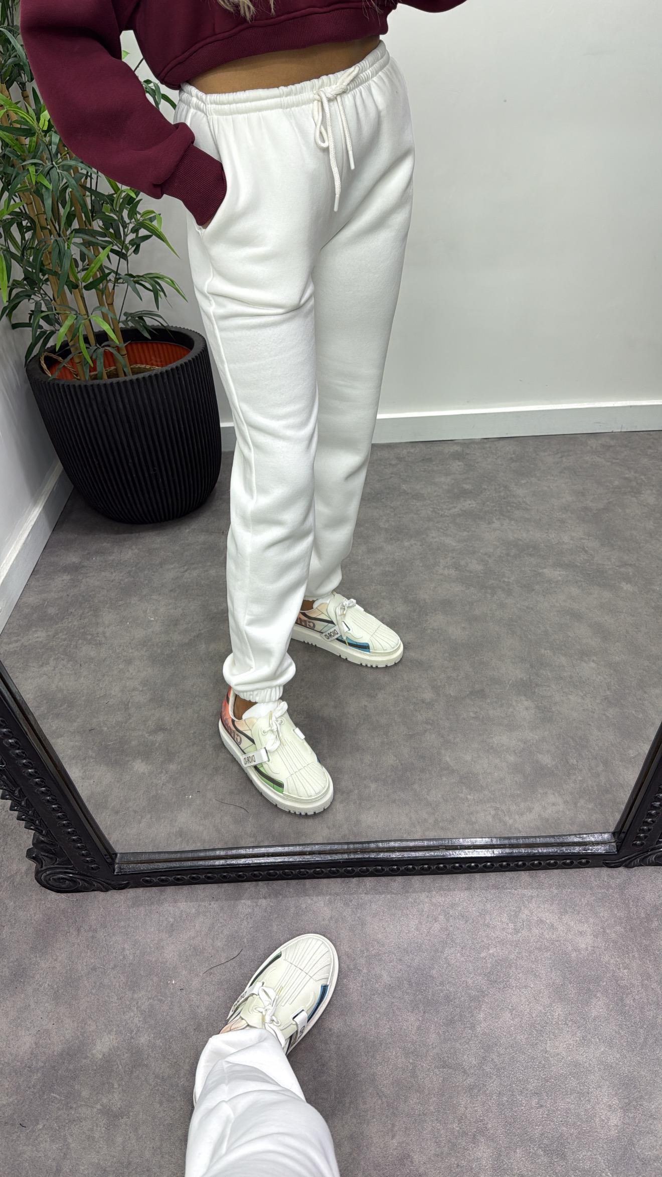 İnce Lastikli Şardonlu Eşofman