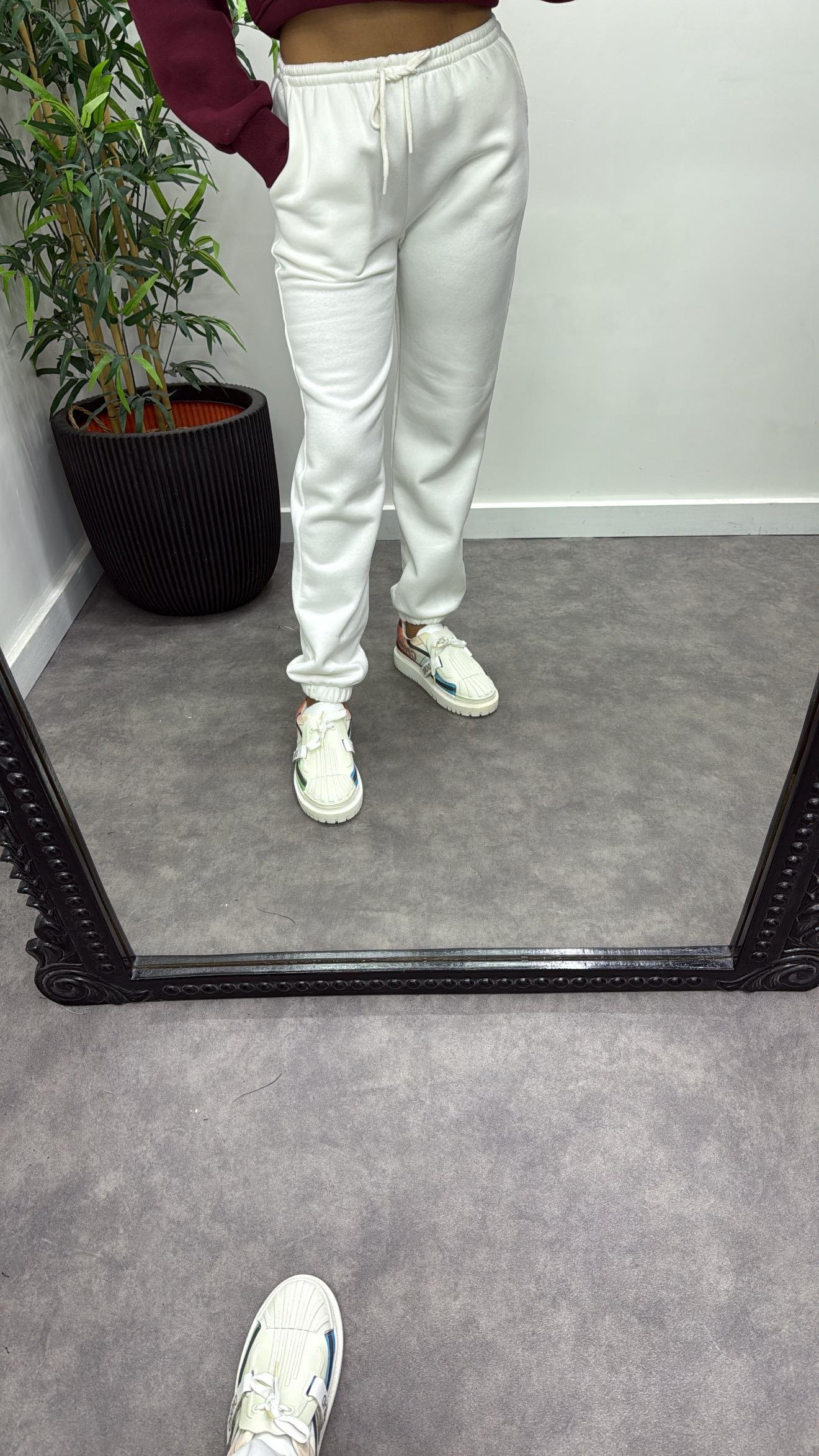 İnce Lastikli Şardonlu Eşofman