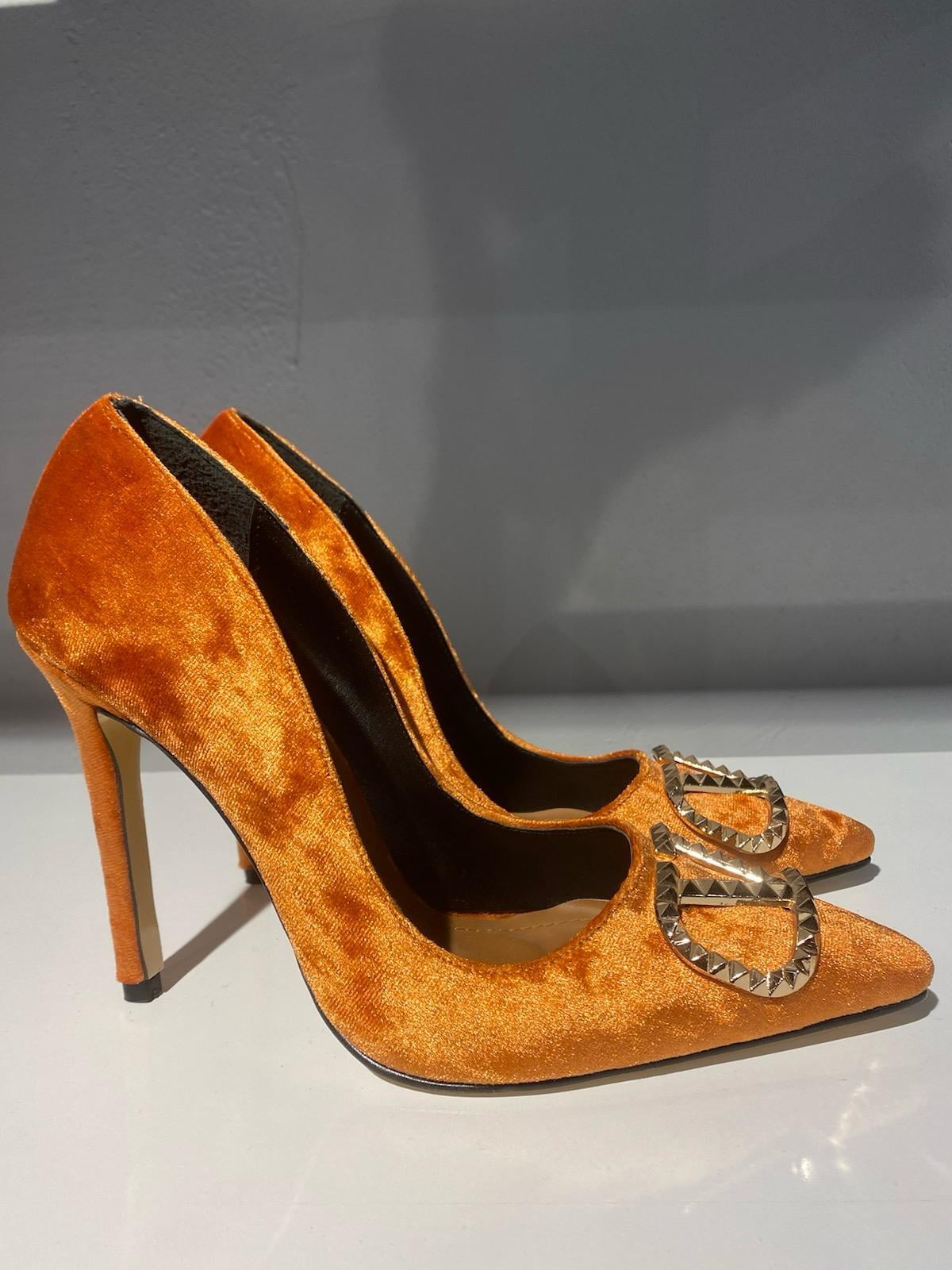 İthal Kadife Stiletto