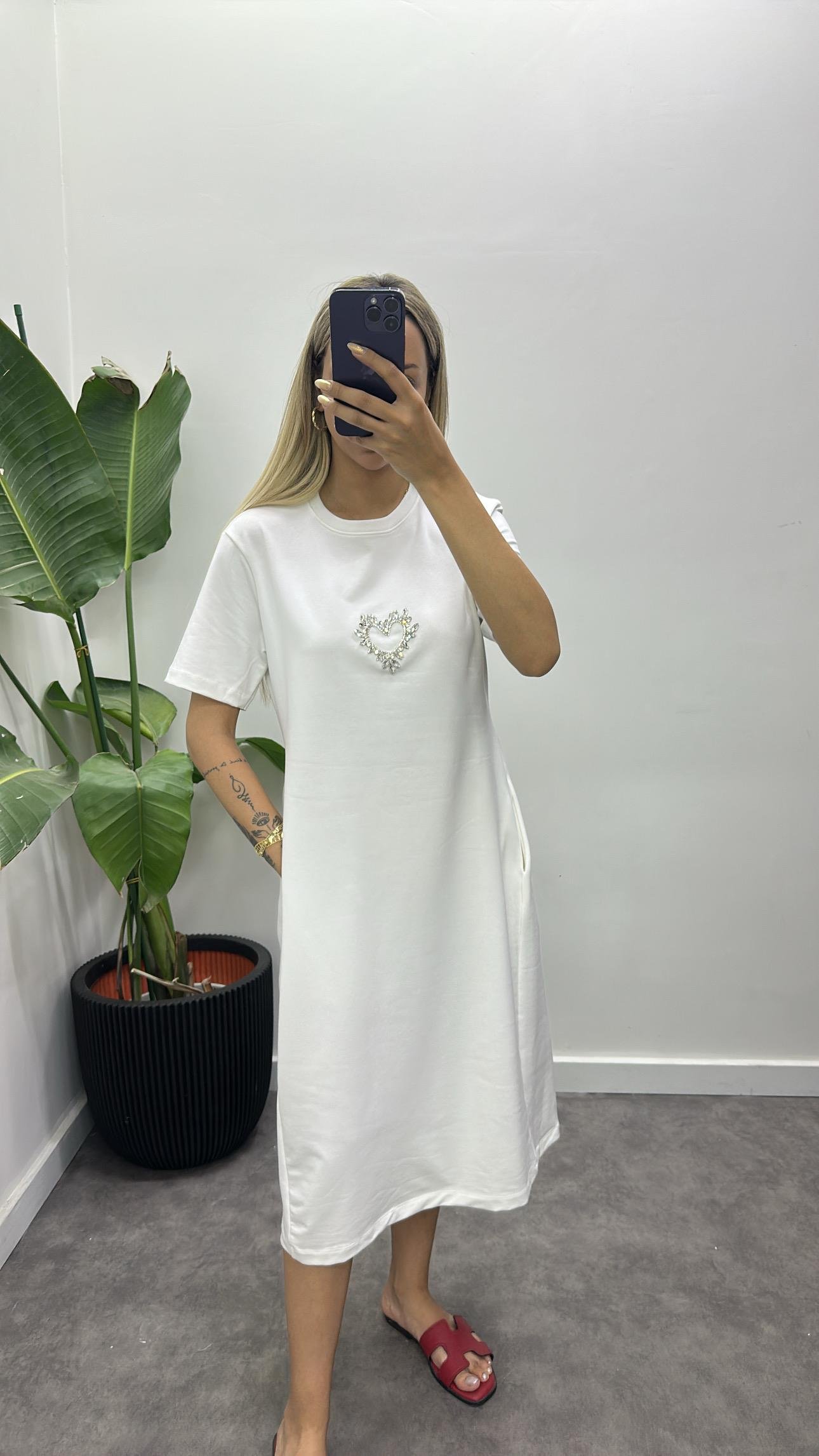 Kalpli Kompak Elbise