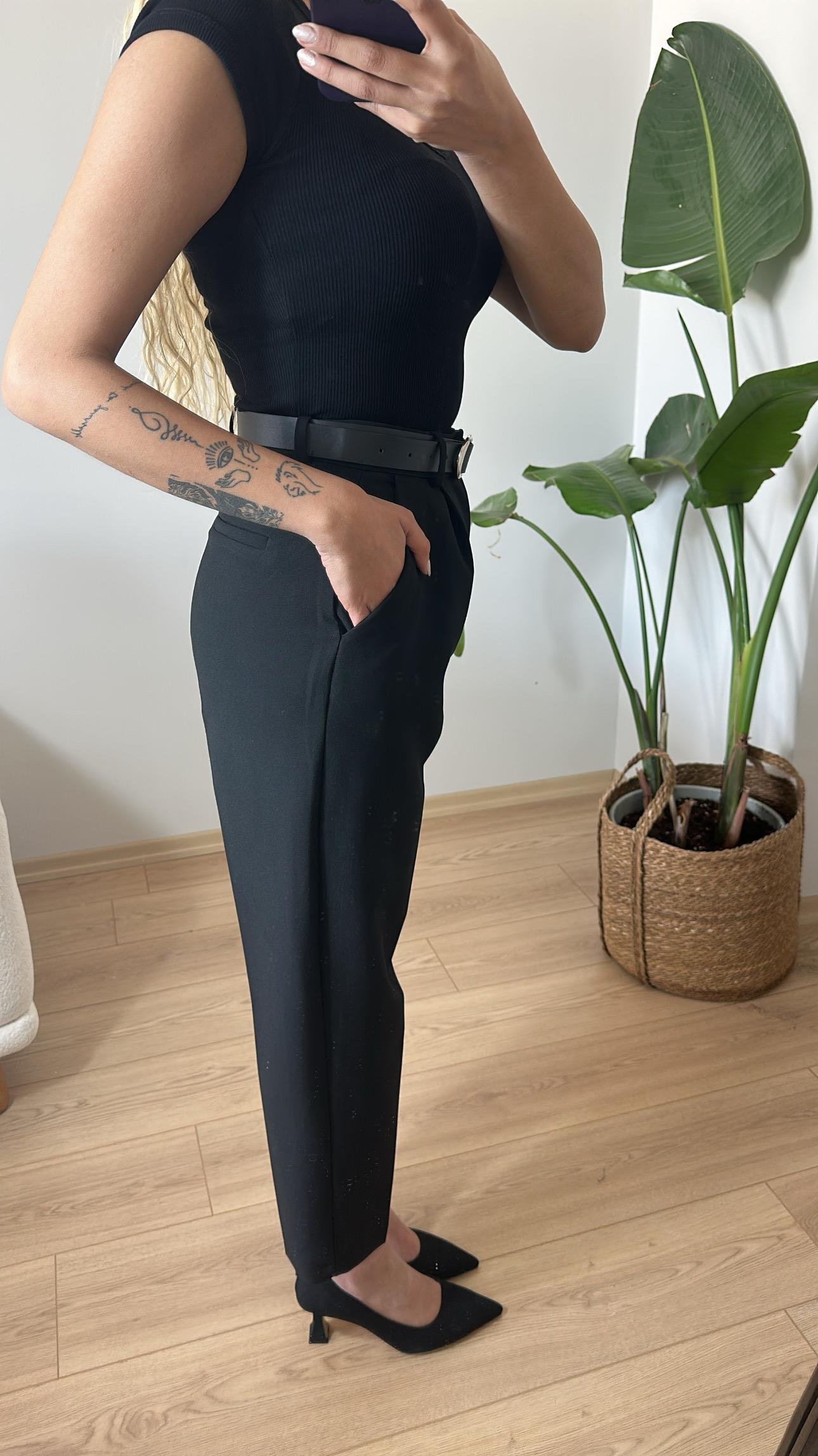 Kemerli Havuç Pantolon