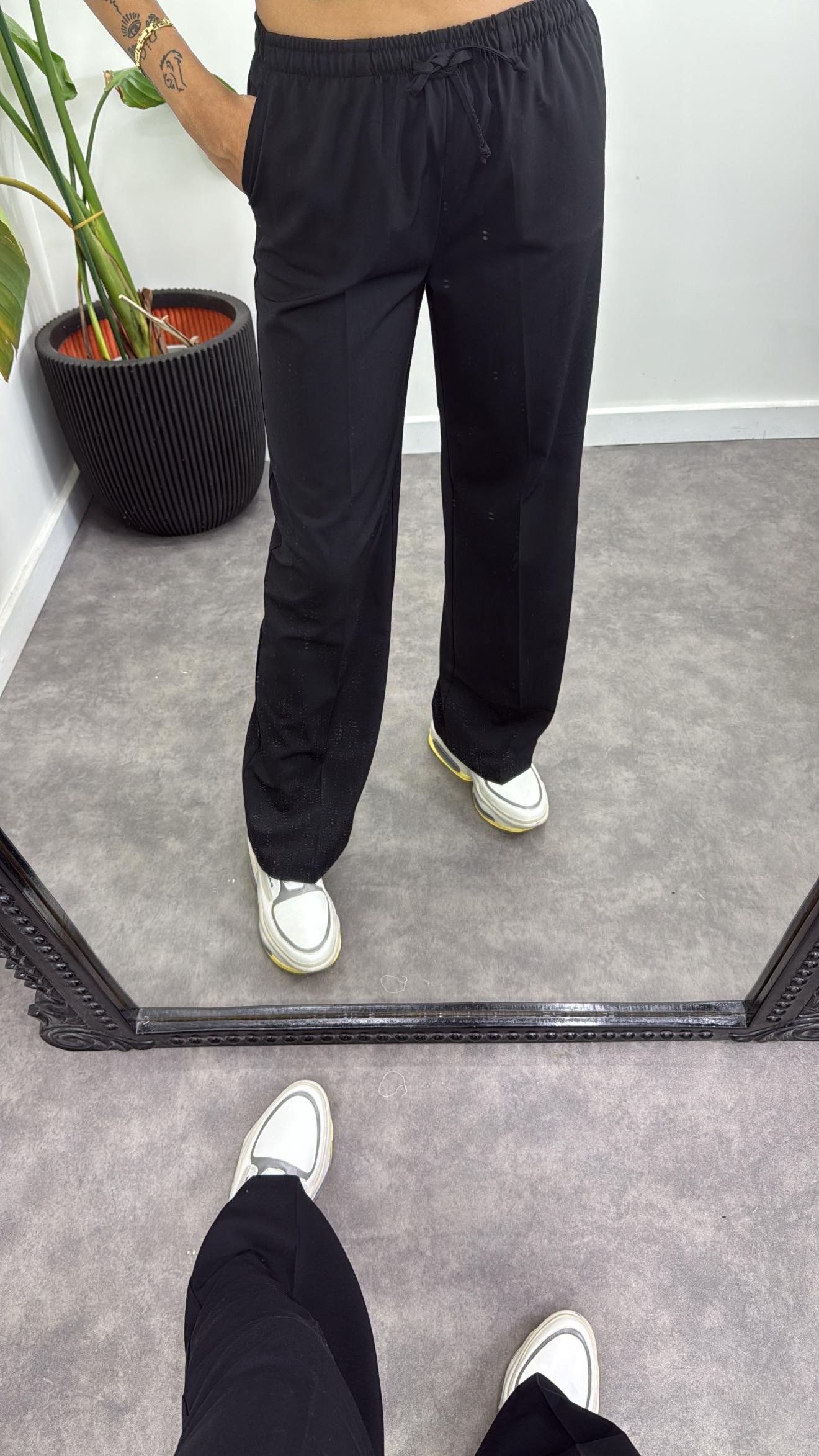 Lastikli Bağcıklı Pantolon