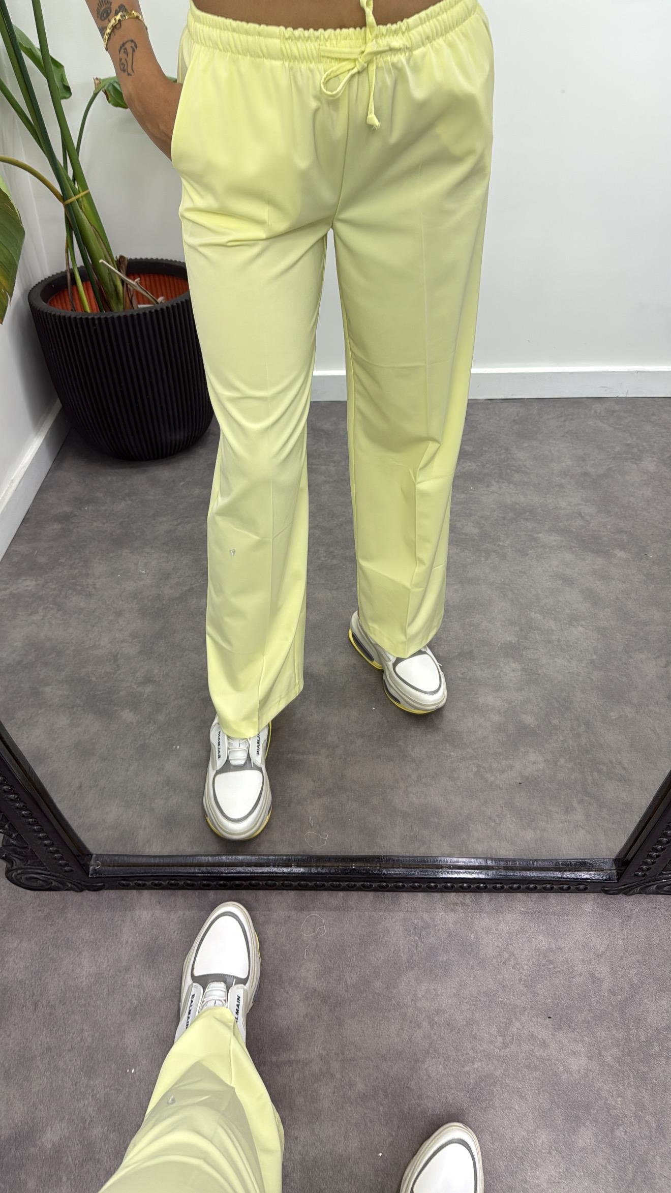 Lastikli Bağcıklı Pantolon