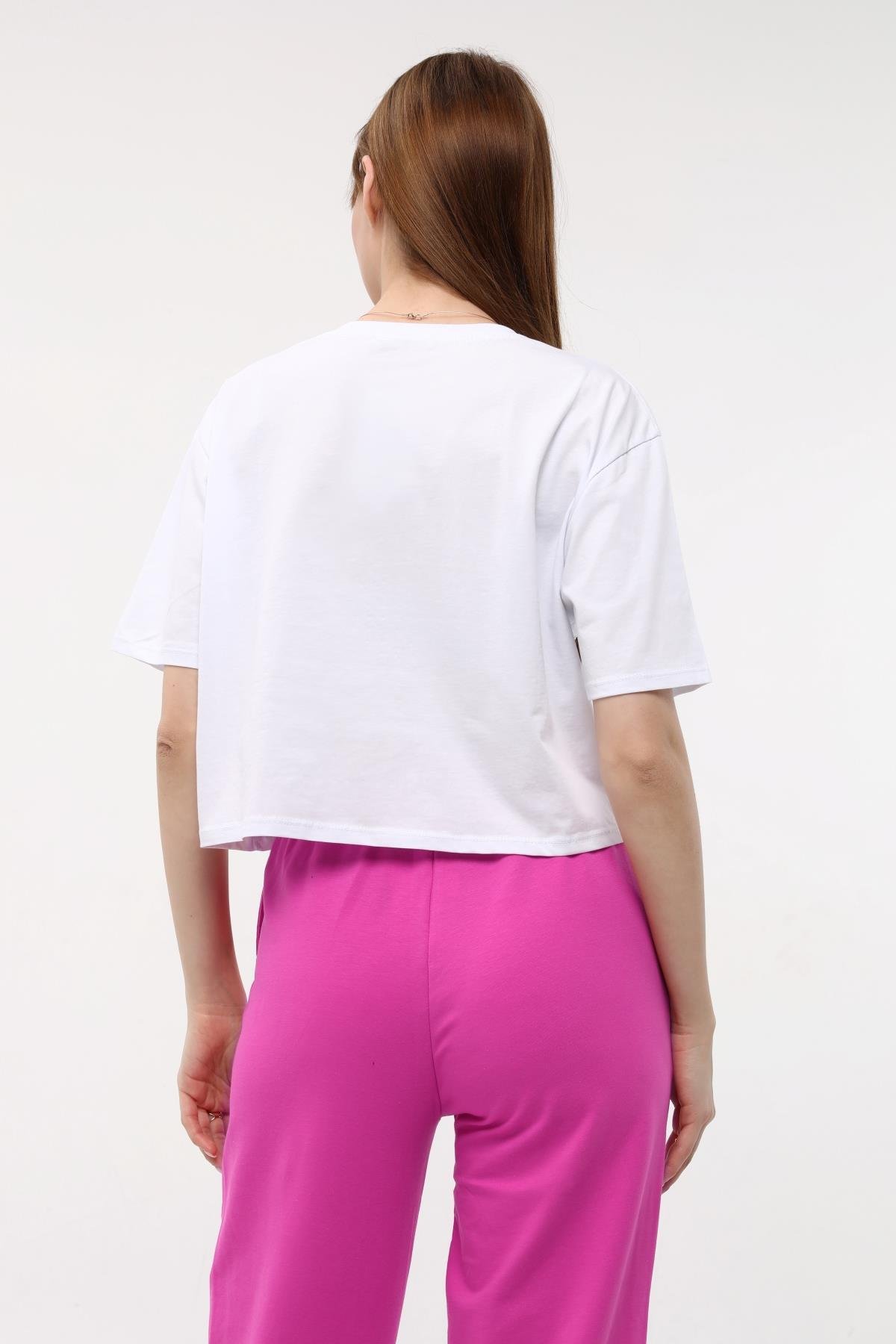 Love Taşlı Tişört