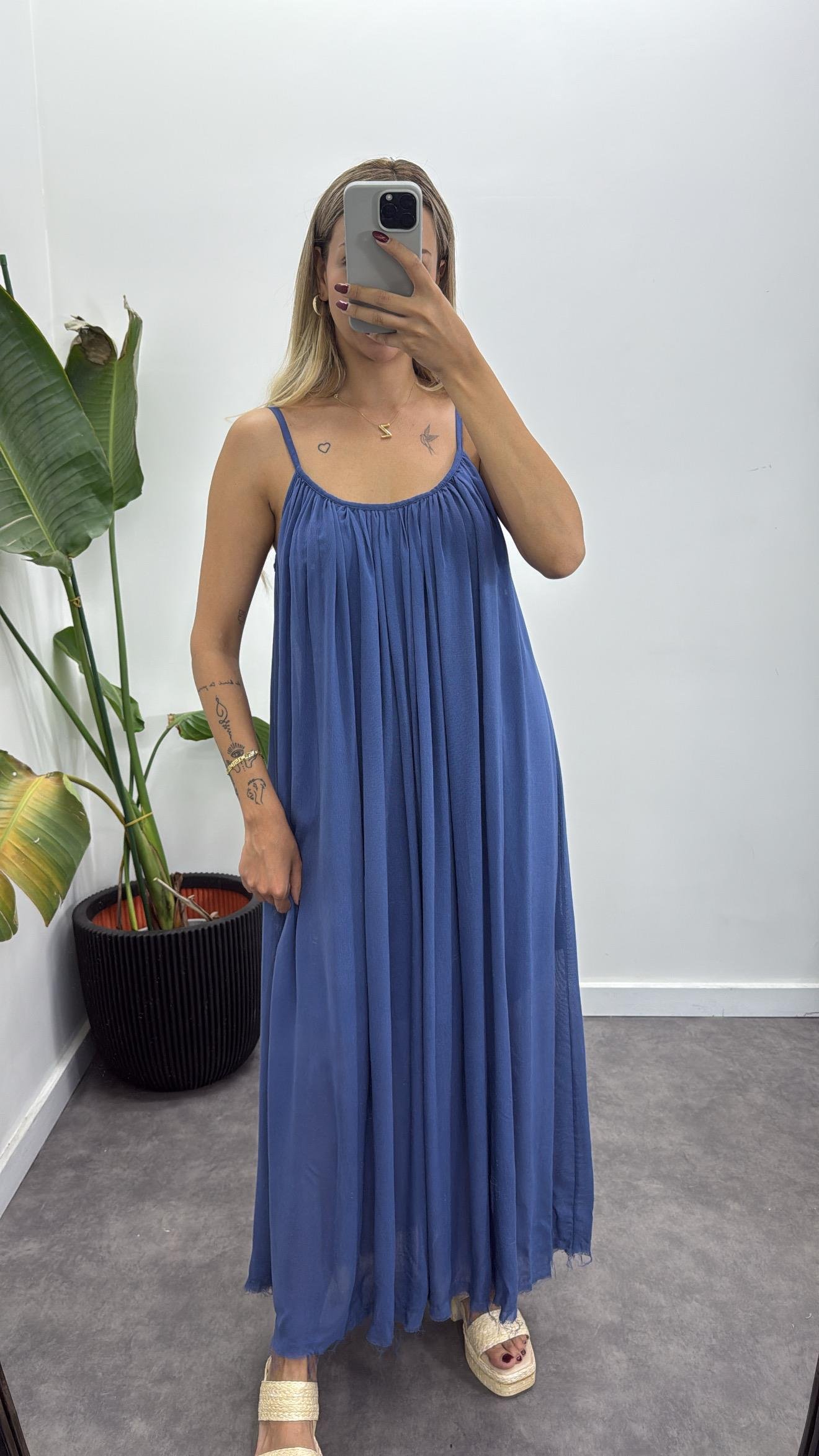 Lüx Askılı Elbise