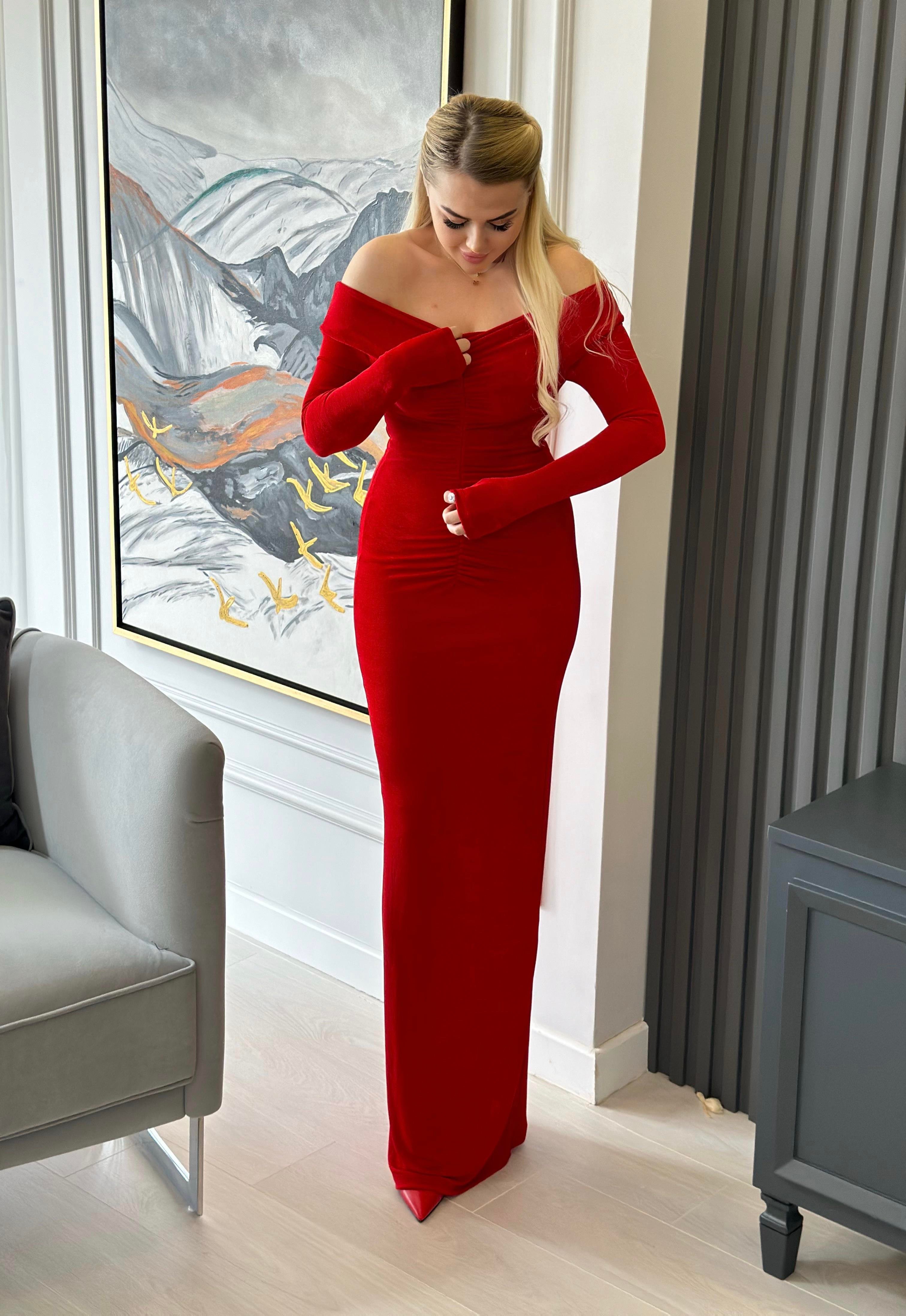 Madonna Yaka Buzzy Elbise