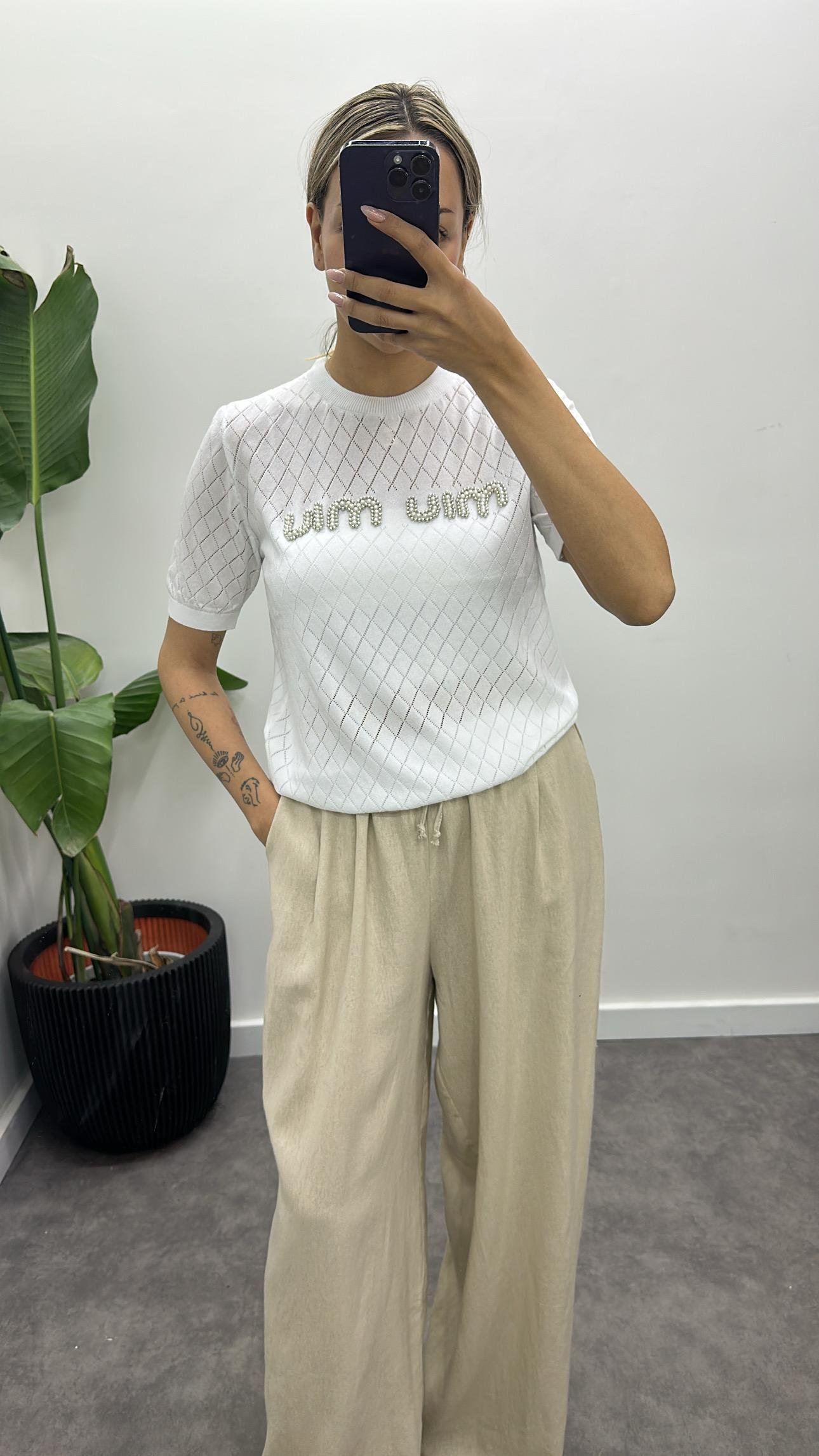 MiuMiu Merserize Triko Bluz