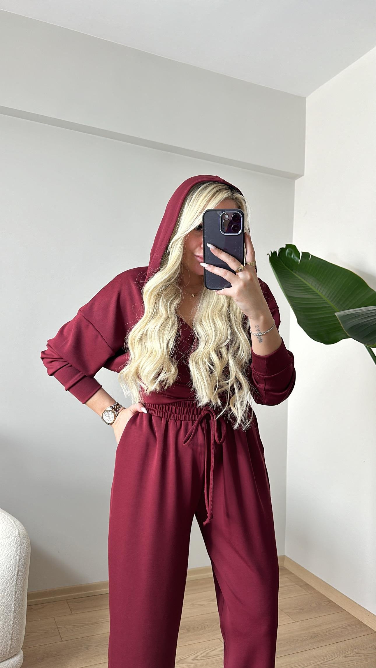 Modal Kapşonlu Takım