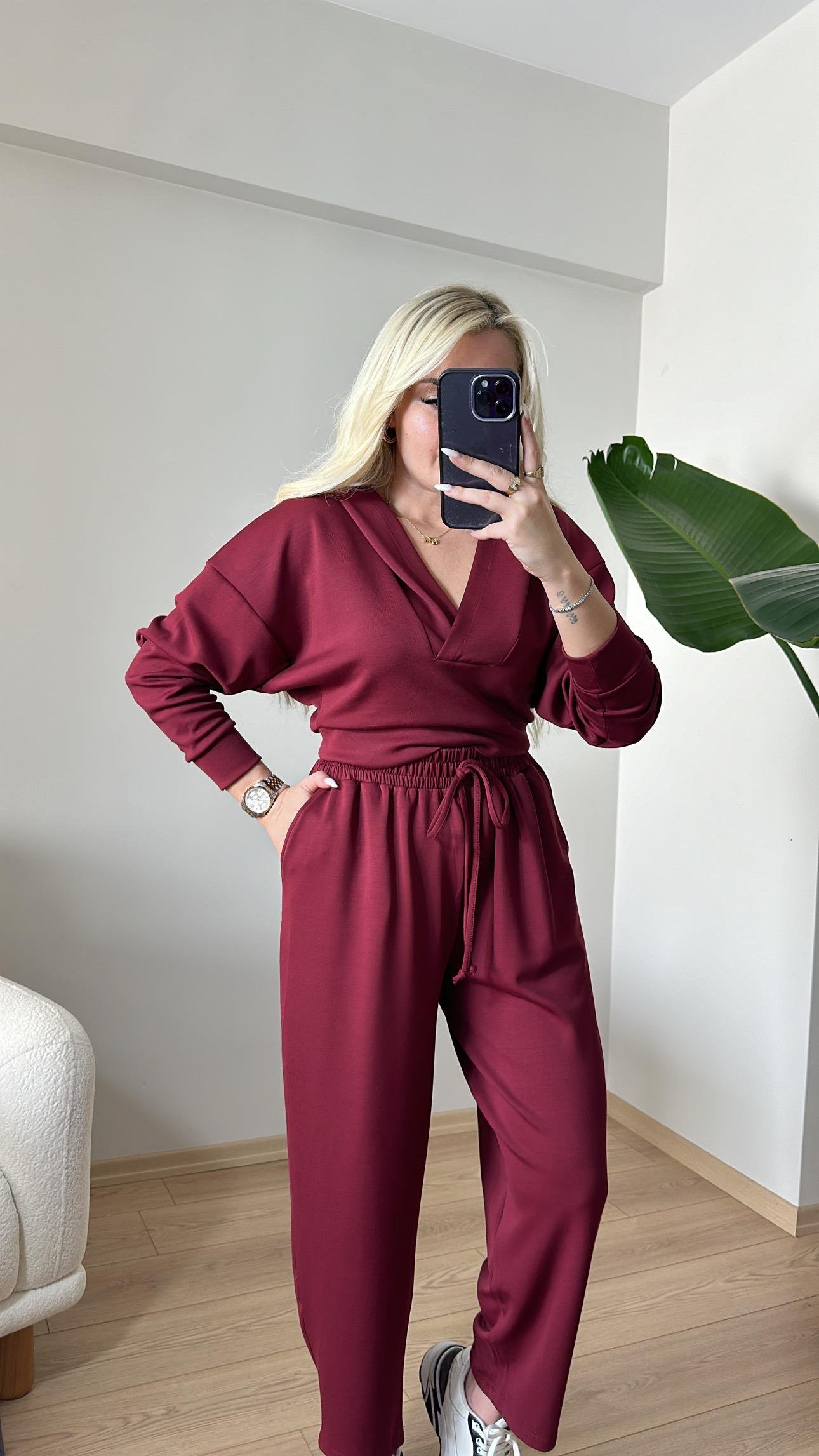 Modal Kapşonlu Takım