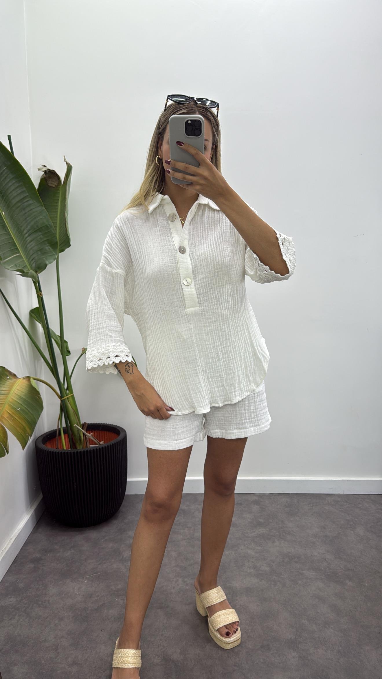 Müslin Güpürlü Takım